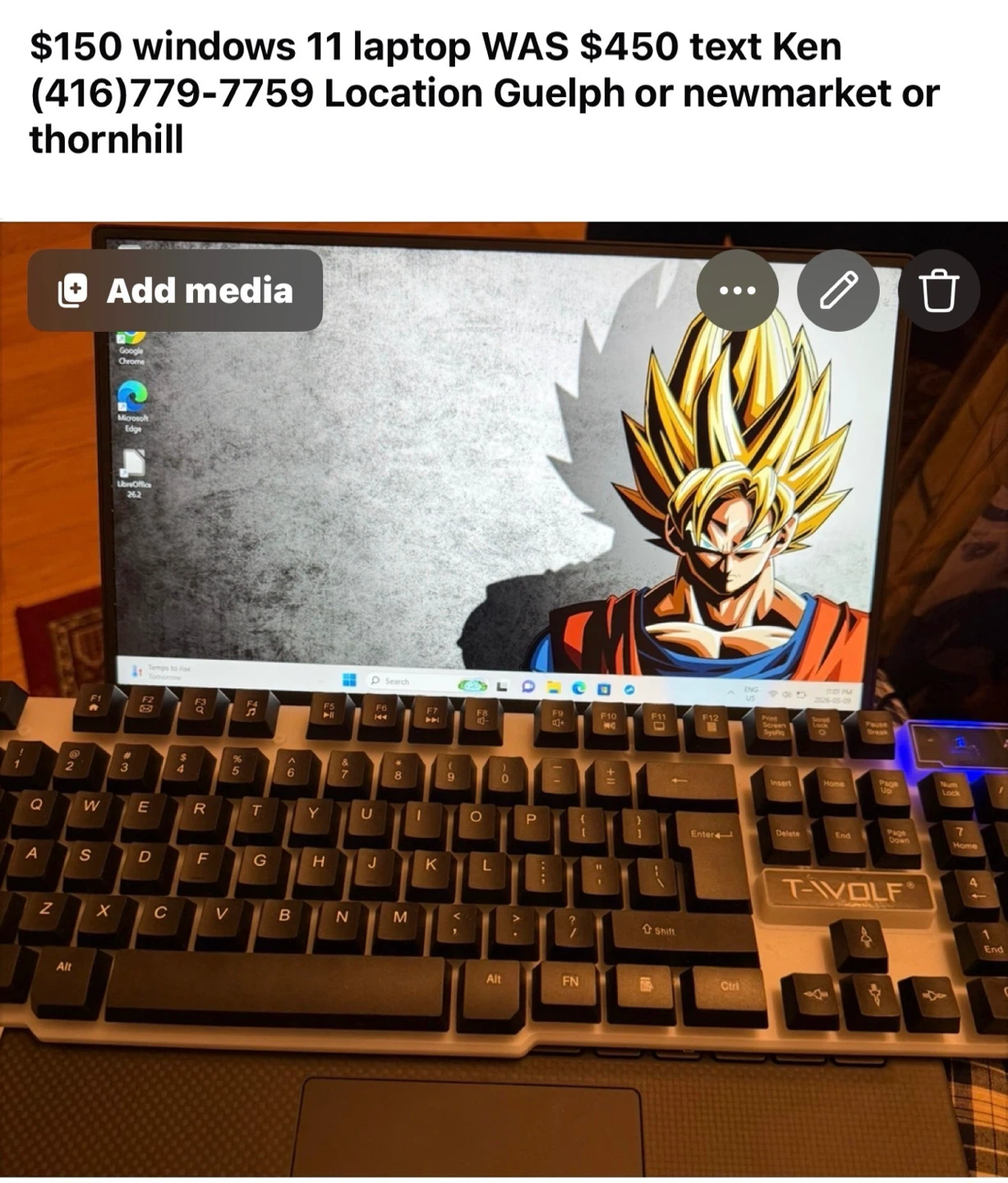 Windows 11 Laptop - Was $450