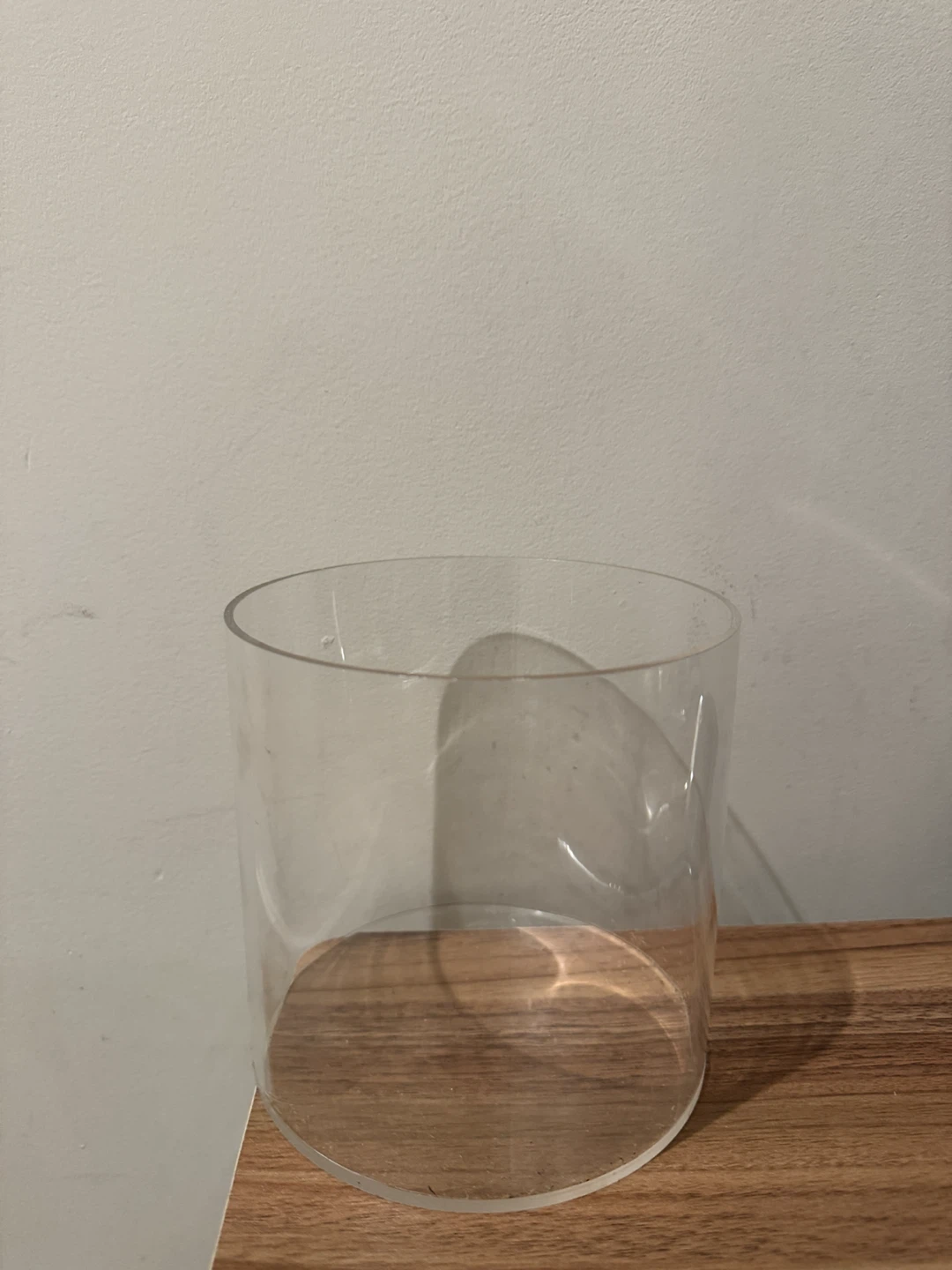 Clear Glass Cylinder Vase