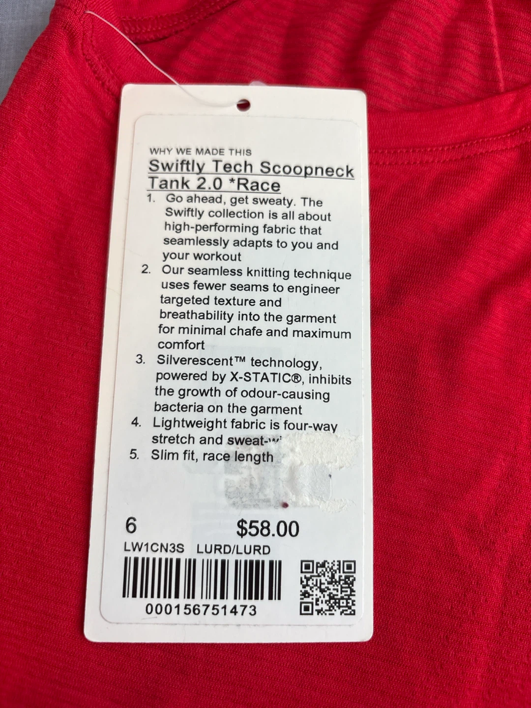 BNWT Lululemon Swifty Tech Tank - photo 4