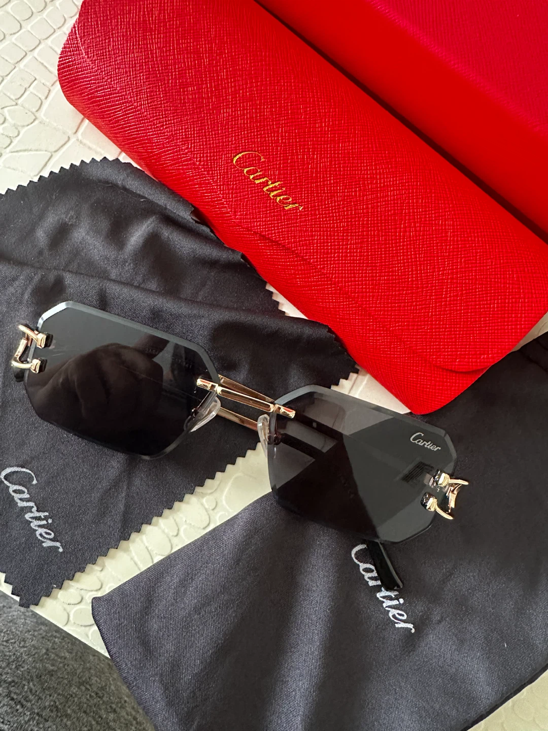 Cartier Rimless Sunglasses