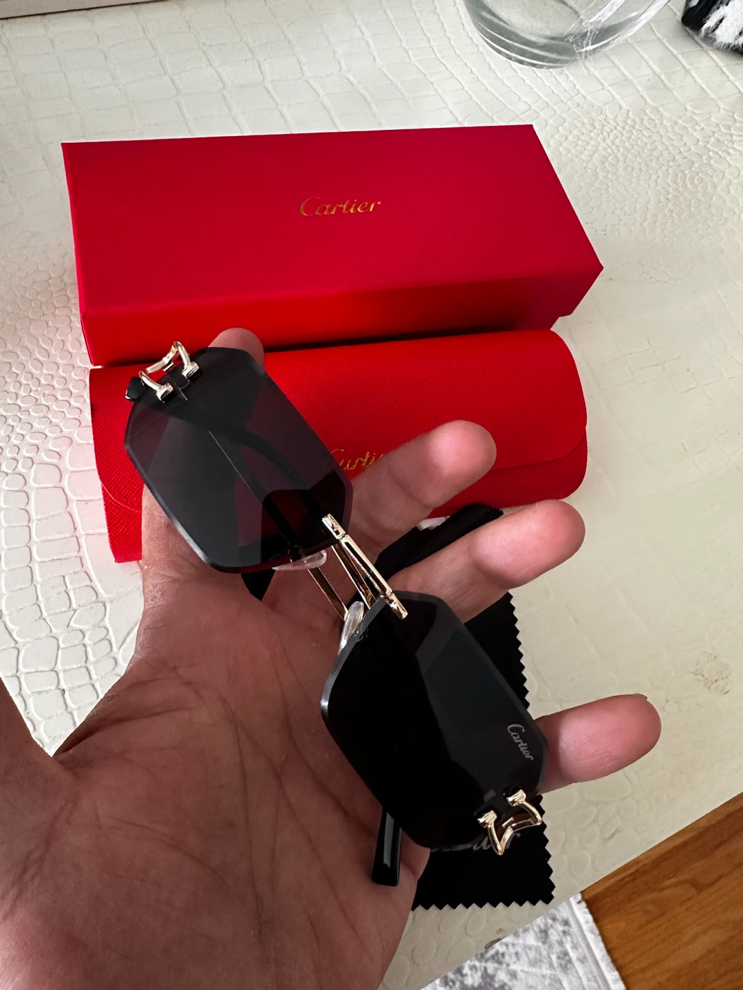 Cartier Rimless Sunglasses - photo 3