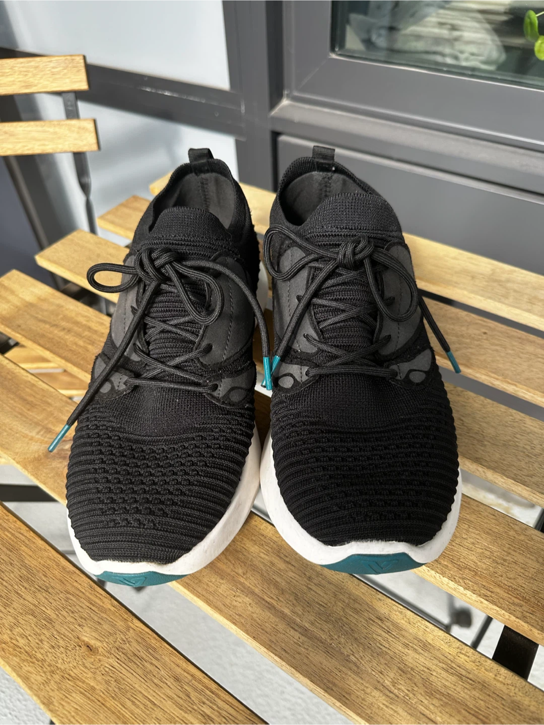 Vessi- Black Knit Athletic Shoes - photo 2
