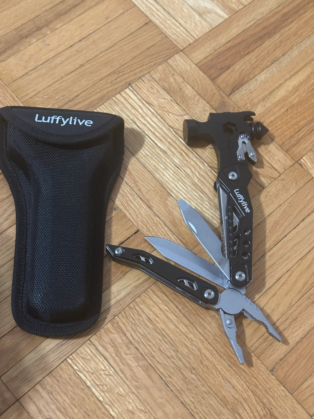 Luffylive Multi-tool Hammer with Pliers and Knife