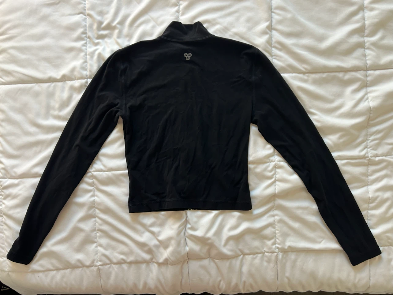 Tna Action Zip-Up Mock Neck Long Sleeve Top Black - photo 2