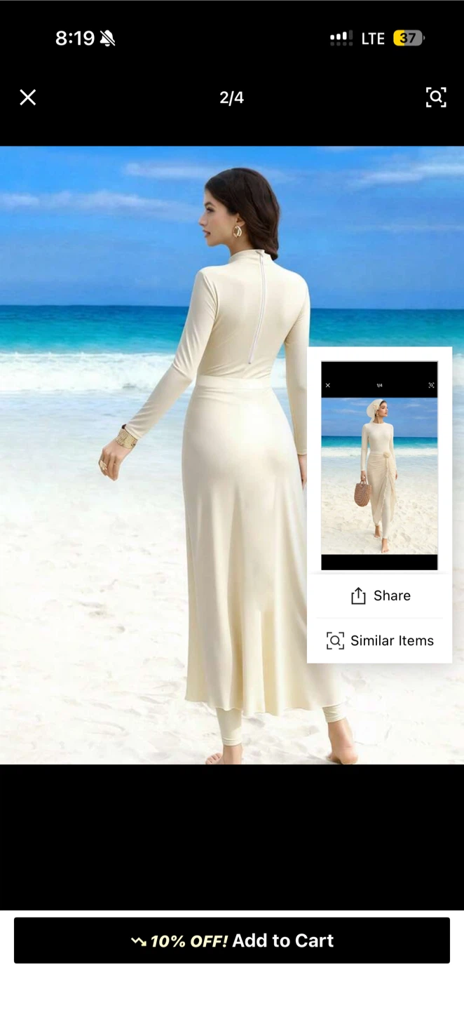 Women's Modest Swimwear Set - photo 2