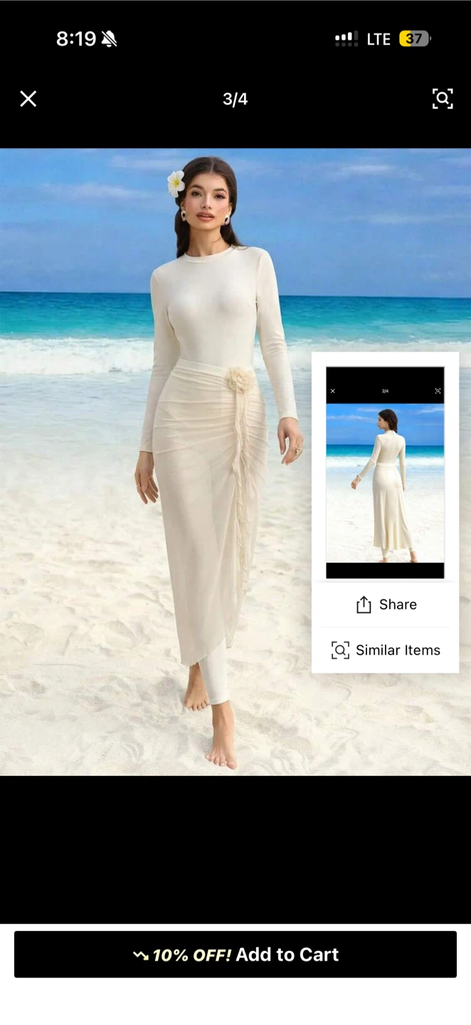 Women's Modest Swimwear Set - photo 3