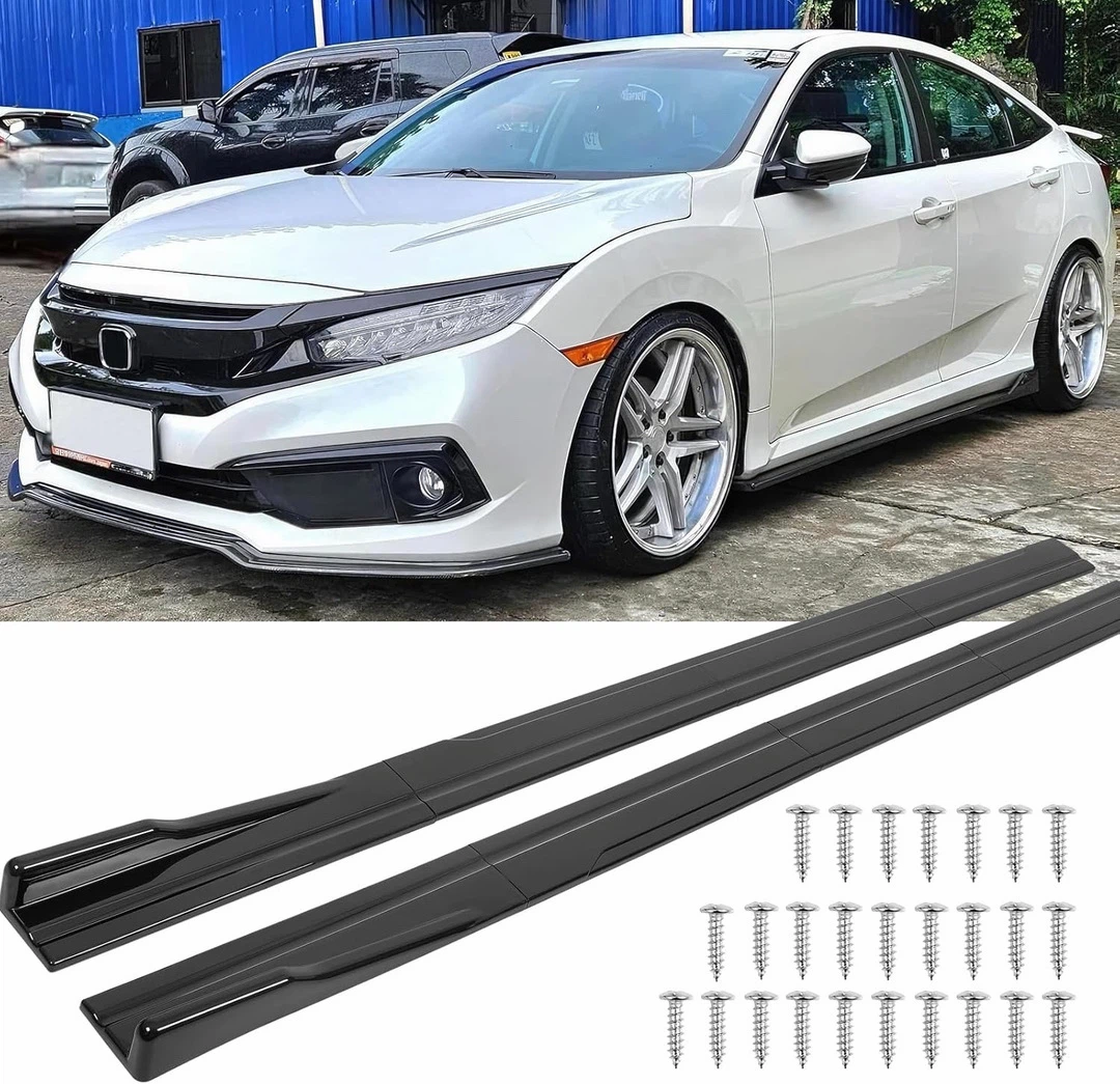 Car Side Skirt Splitters