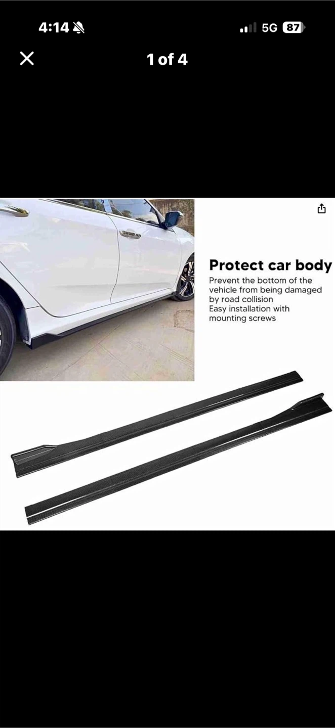 Car Side Skirt Splitters - photo 4