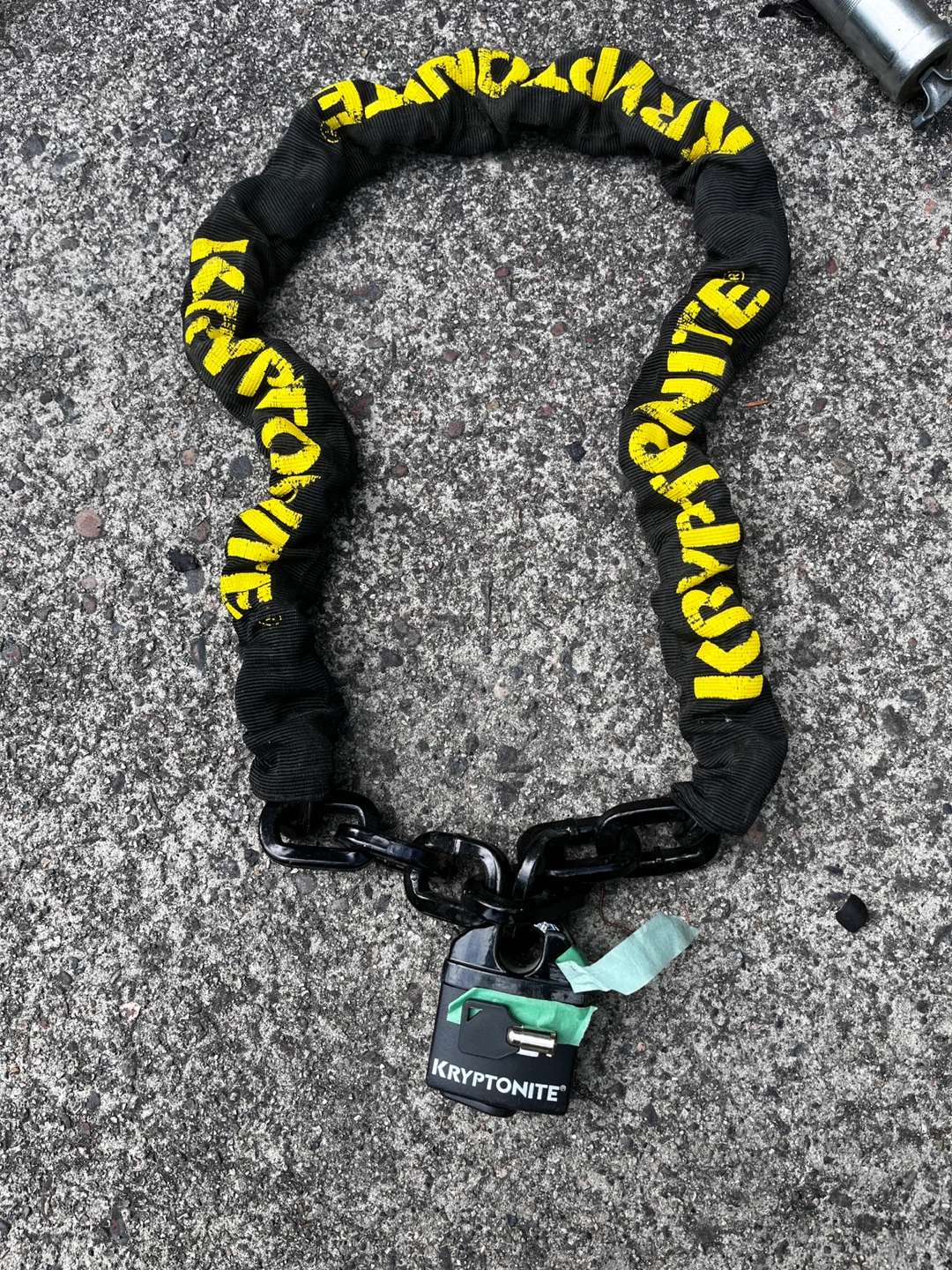 Kryptonite Chain Lock with Padlock