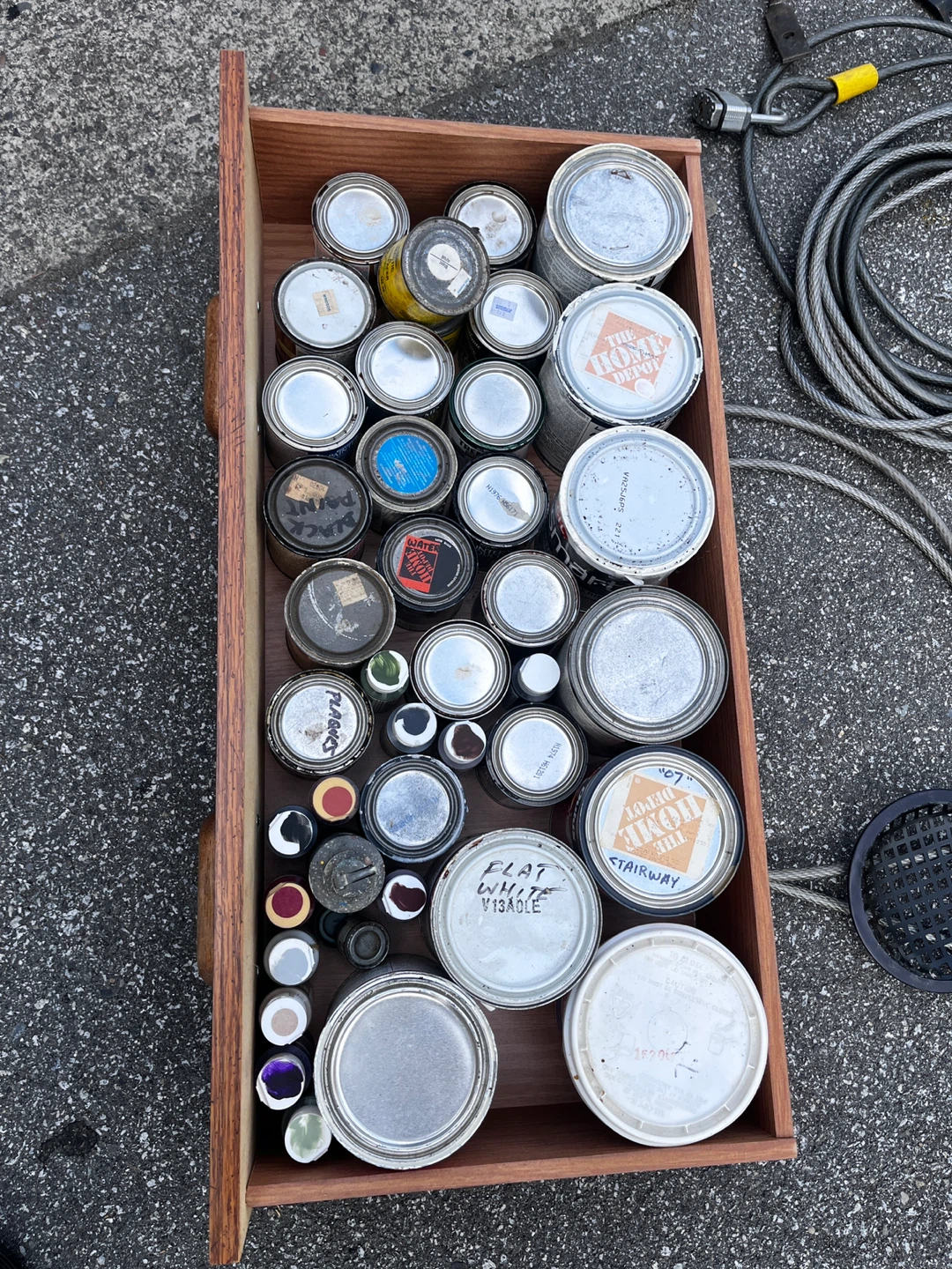 Tools and Various Paint Cans - photo 5