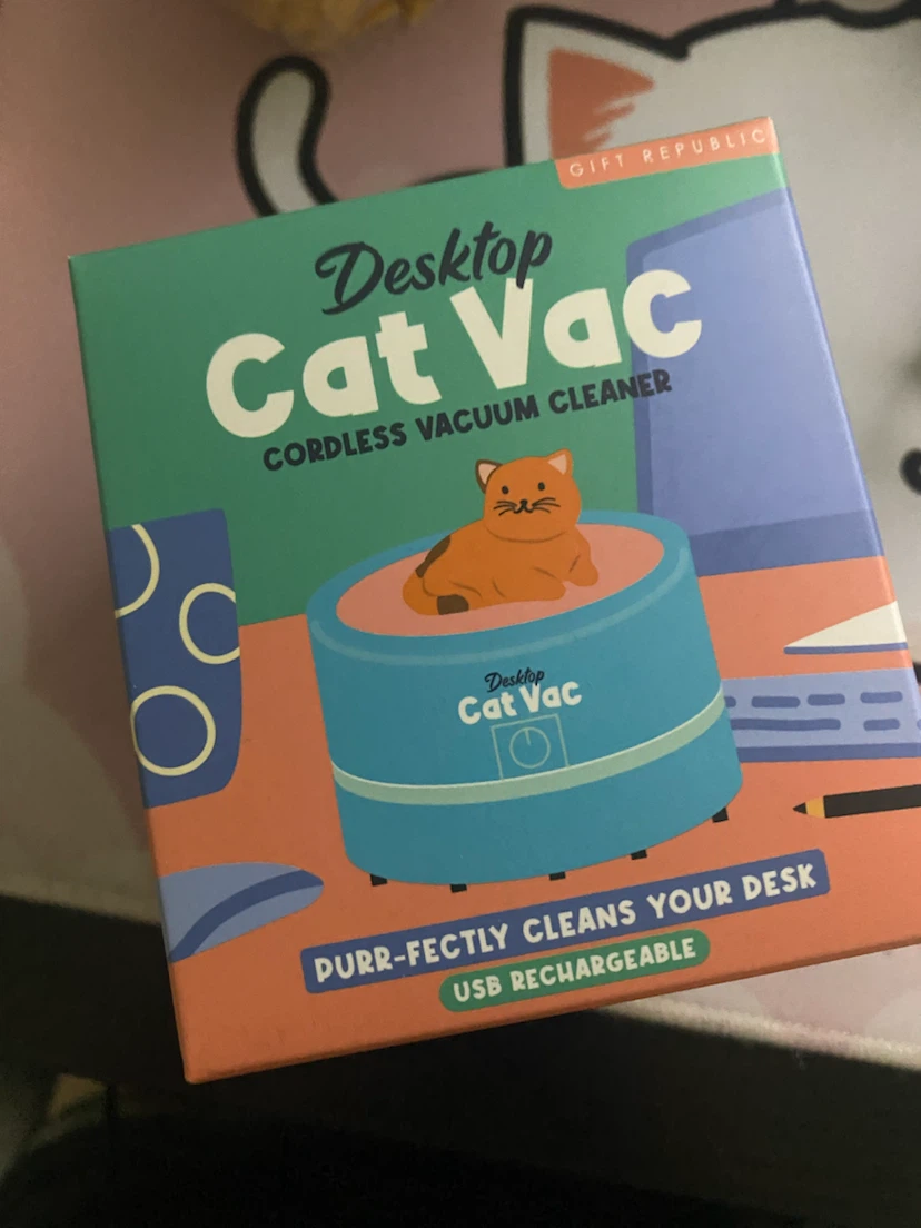 Gift Republic Desktop Cat Vac Cordless Vacuum Cleaner
