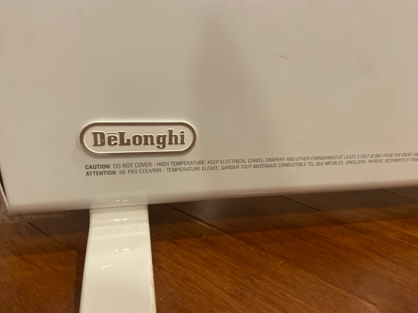 DeLonghi White Portable Electric Heater - photo 2