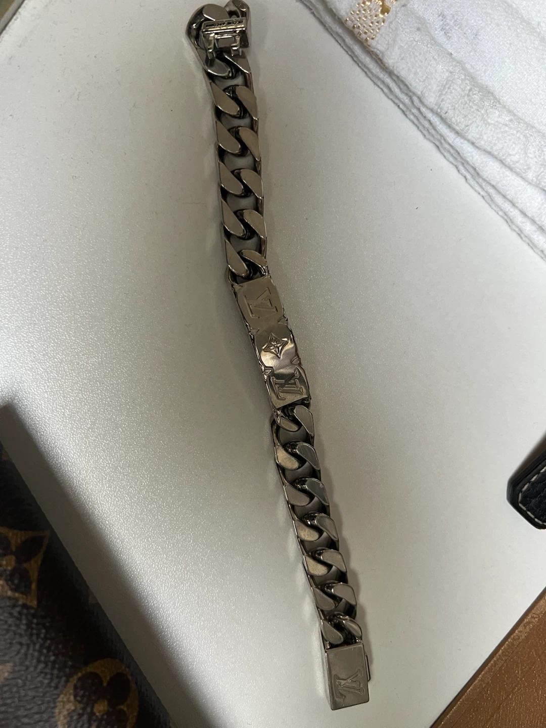 Louis Vuitton Monogram Chain Bracelet