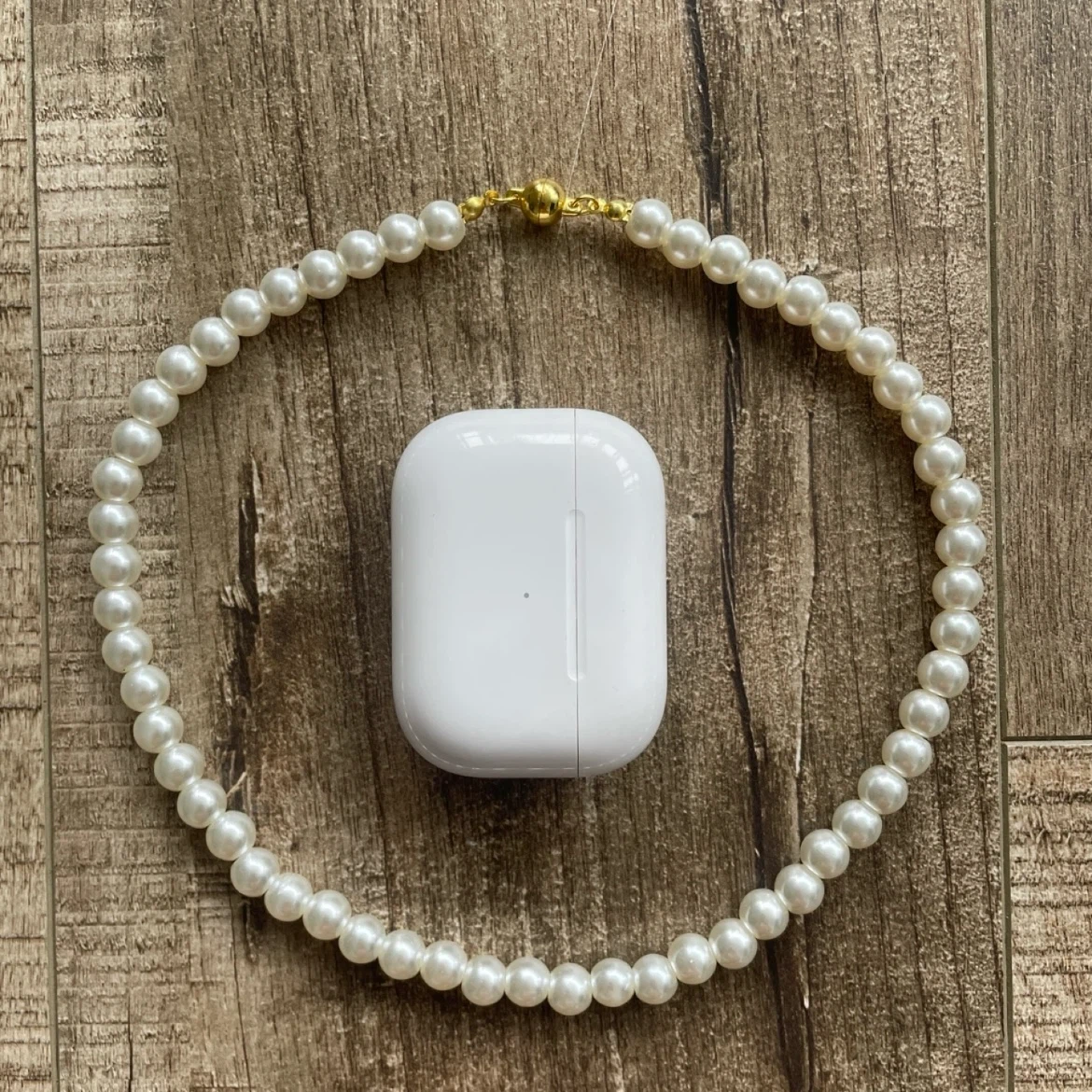 8mm Magnetic Clasp Imitation Pearl Necklace - photo 3