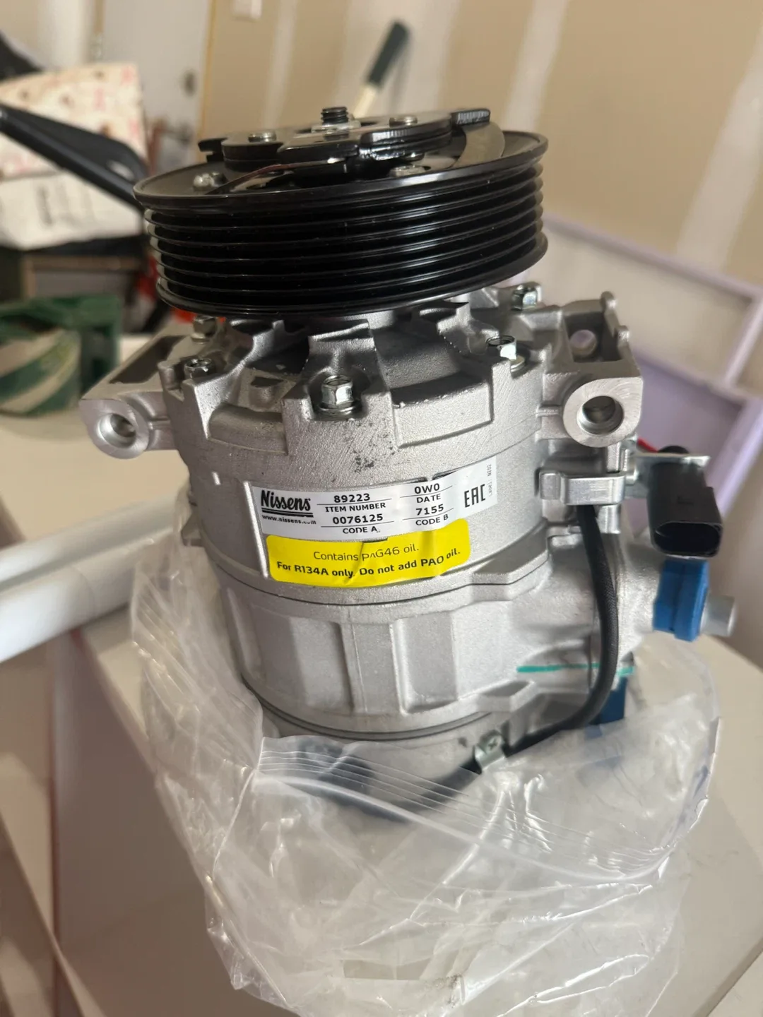 NEW Nissens A/C Compressor Audi S4 S5 SQ5 Q5 A4 3.0T