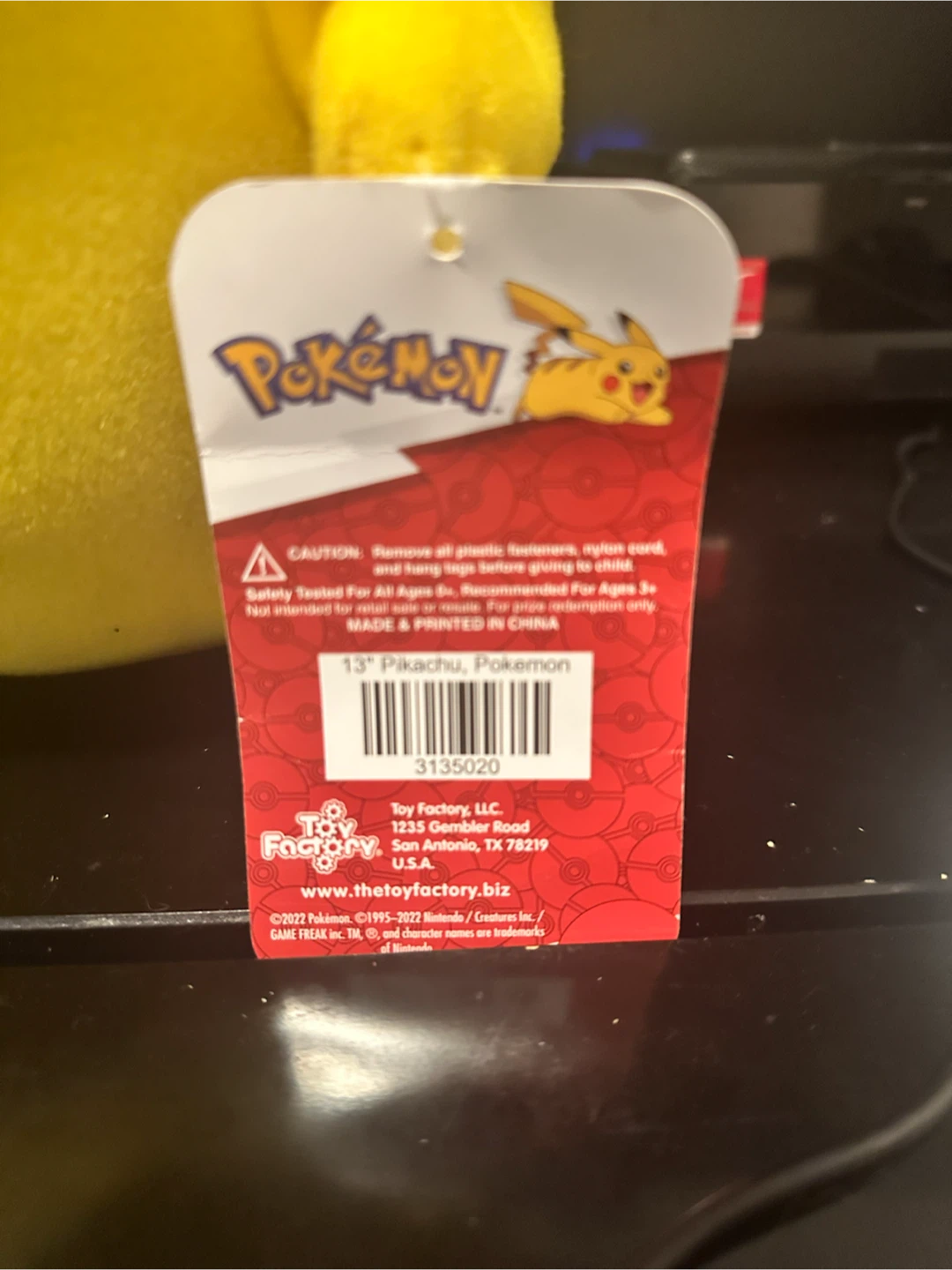 Pokemon 13" Pikachu Plush Toy - photo 3