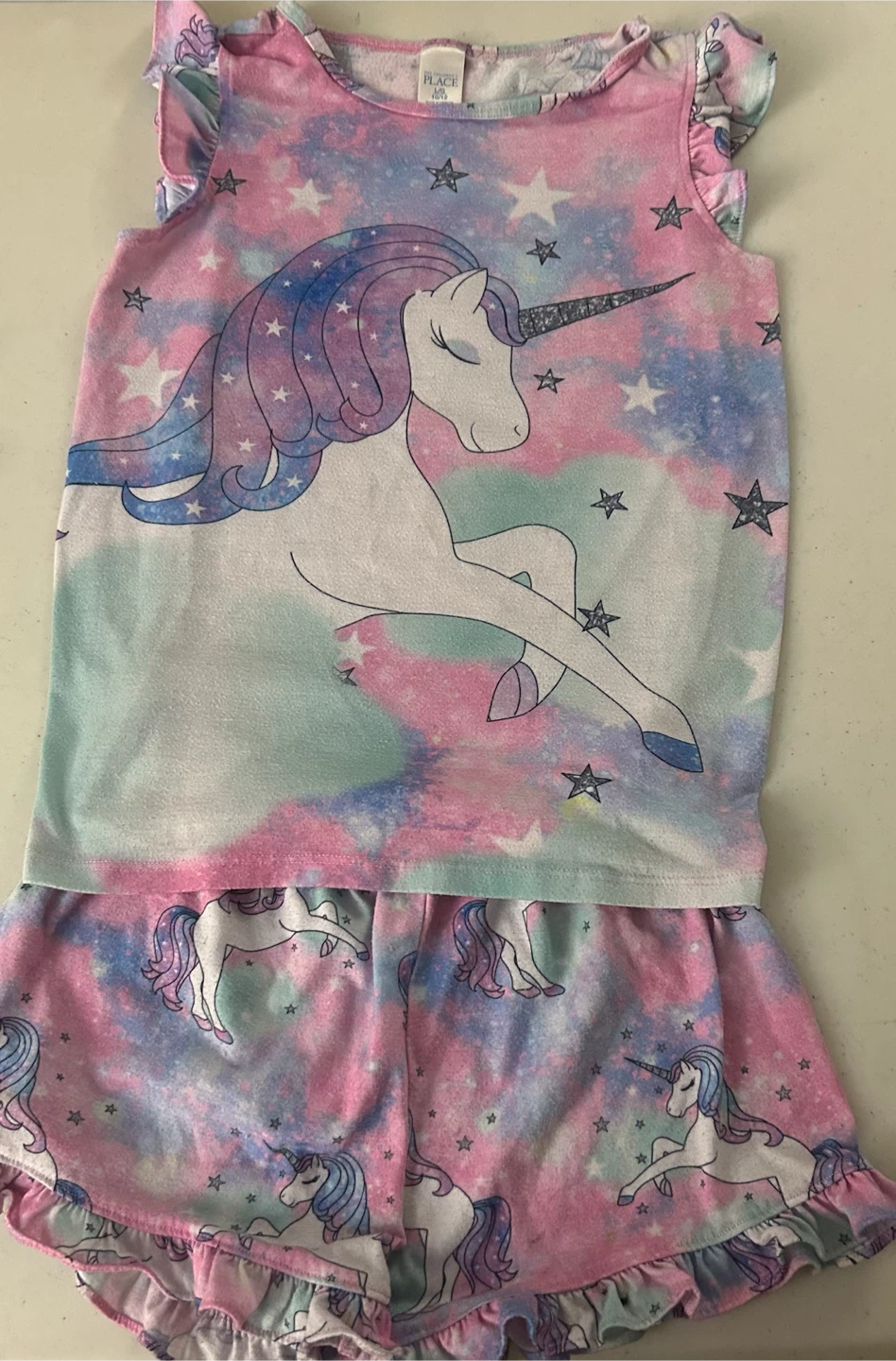 The Children's Place Unicorn Pajama Set 10/12 - photo 2