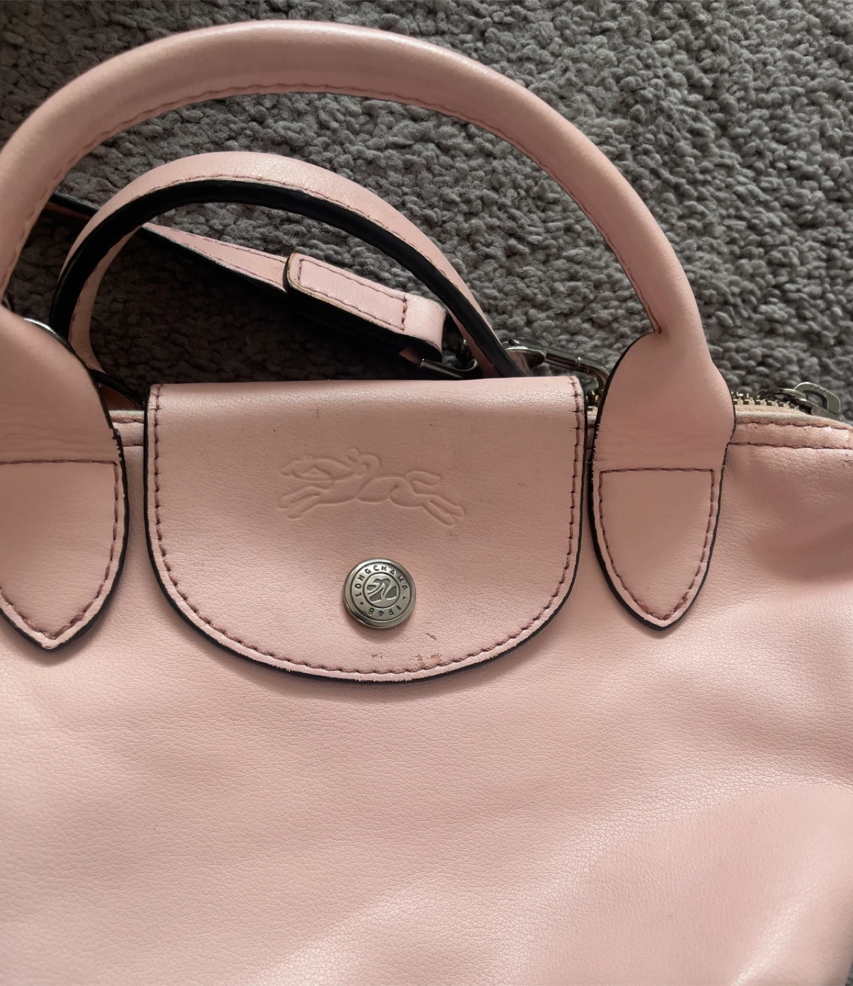 Longchamp Pink Leather Bag - photo 4