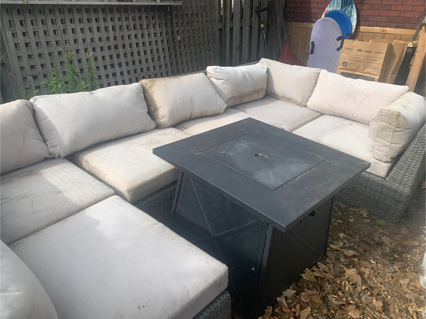 Patio Furniture with Fire Pit Table - photo 2