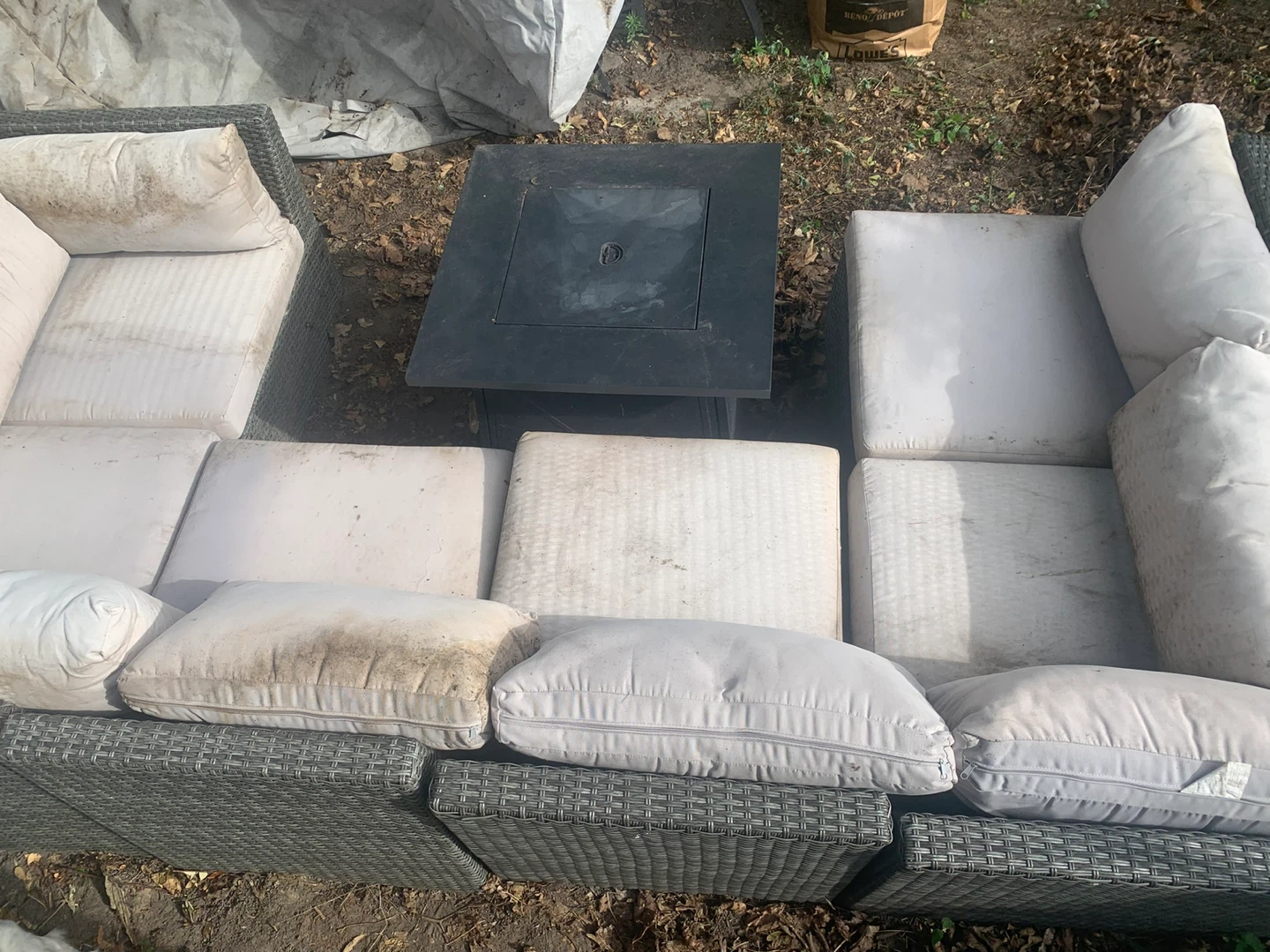 Patio Furniture with Fire Pit Table - photo 5