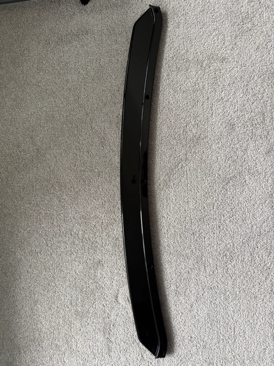 Gloss Black & Red Car Front Lip Spoiler - photo 5