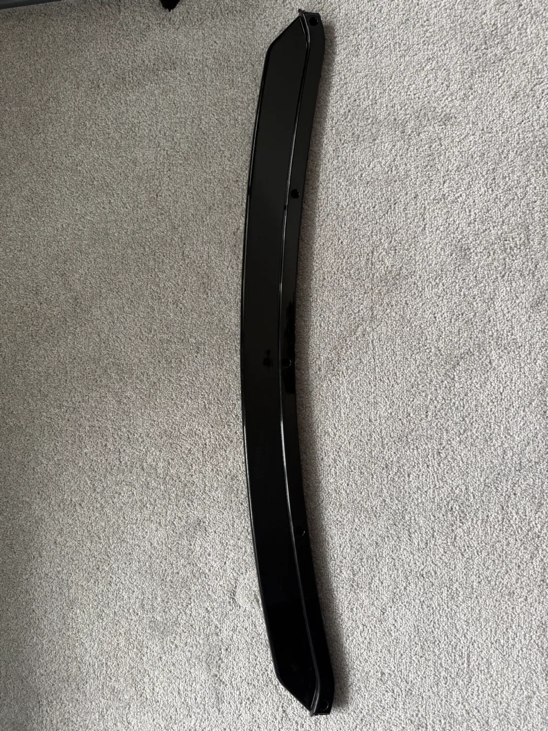 Gloss Black & Red Car Front Lip Spoiler - photo 5