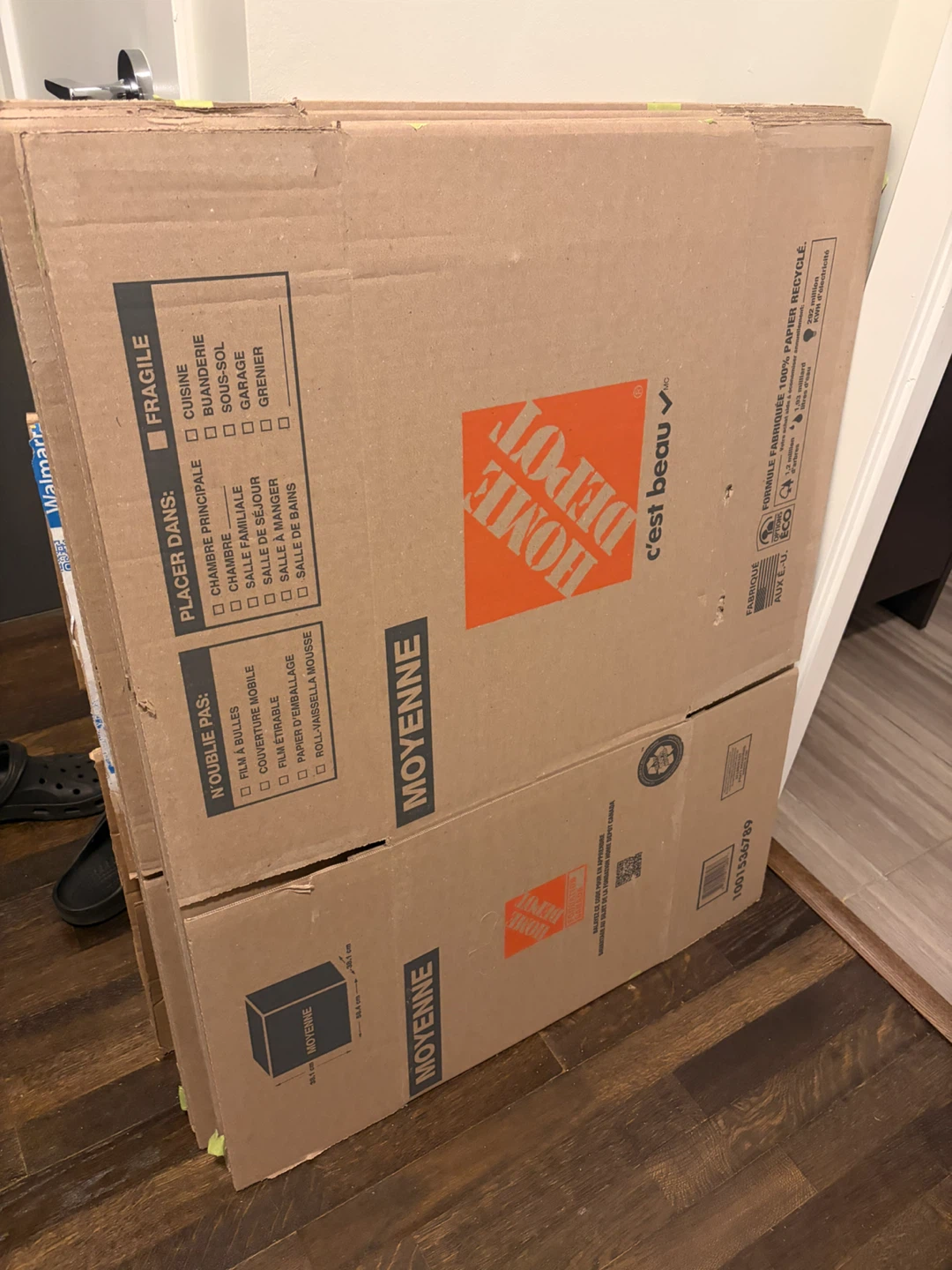 Home Depot Moving Boxes x5