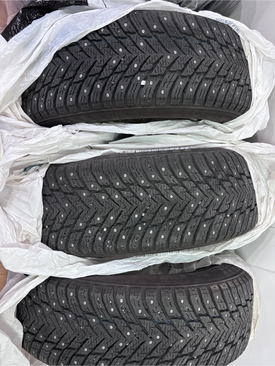 Nokian Hakkapelitta 10 studded winter tires on RTX Rims - photo 4