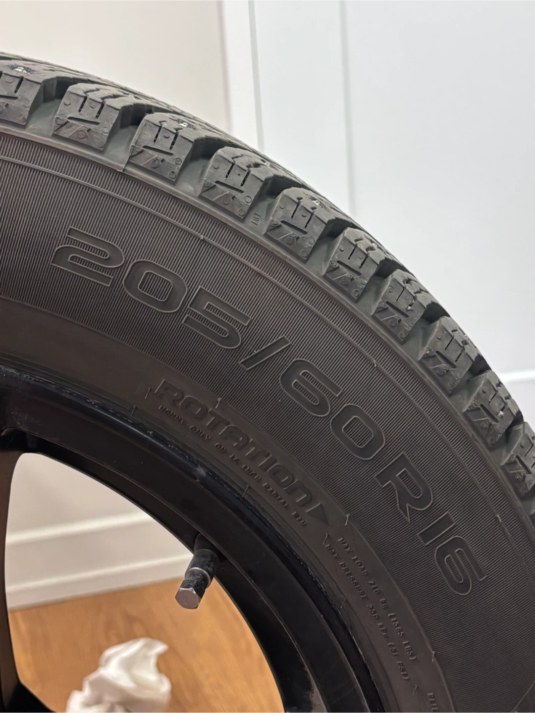 Nokian Hakkapelitta 10 studded winter tires on RTX Rims - photo 5
