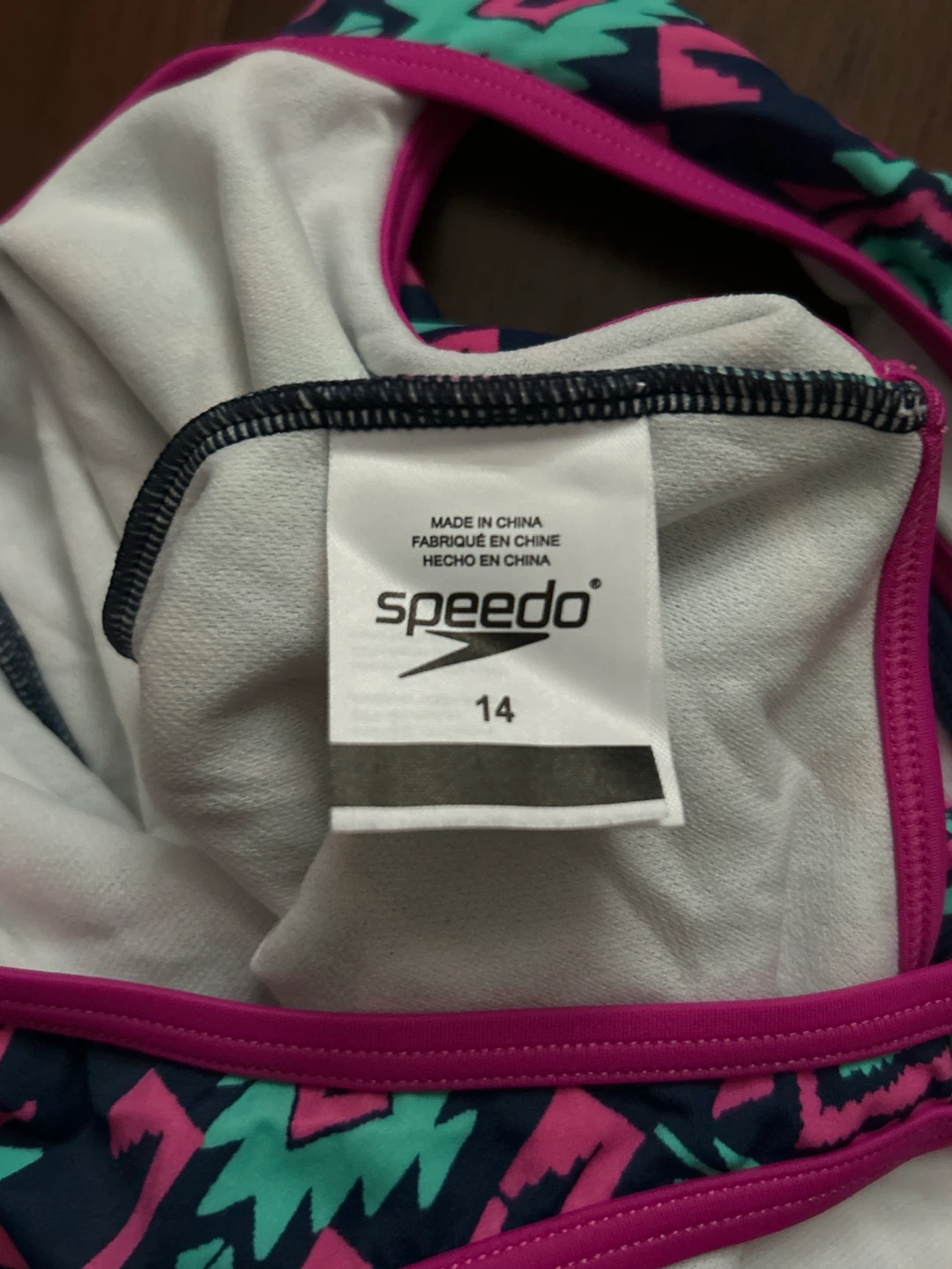 Speedo Girls' One-Piece Swimsuit Size 14 - photo 5