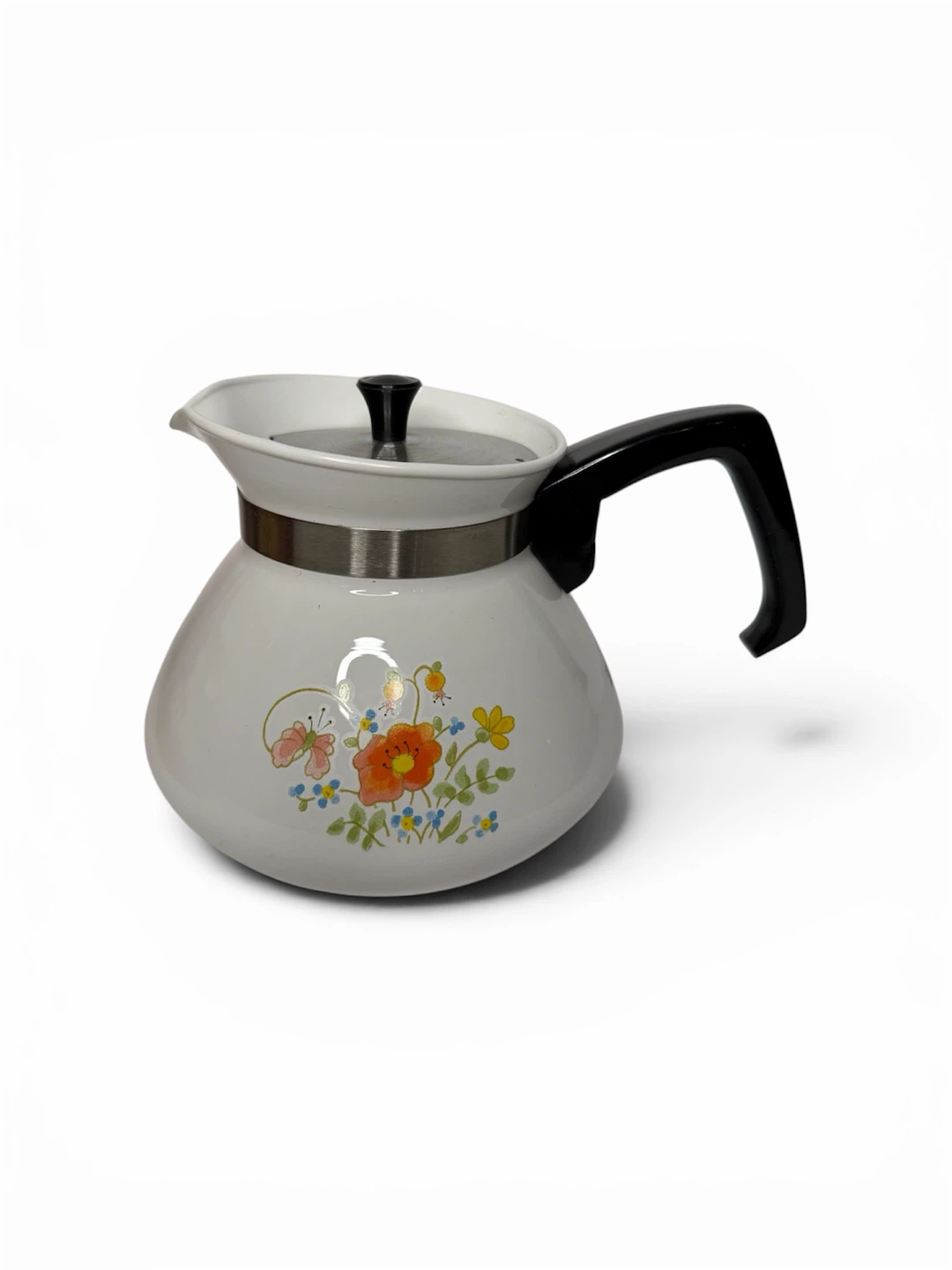 Corning Ware Wildflower 6 Cup Coffee Teapot Kettle - photo 2