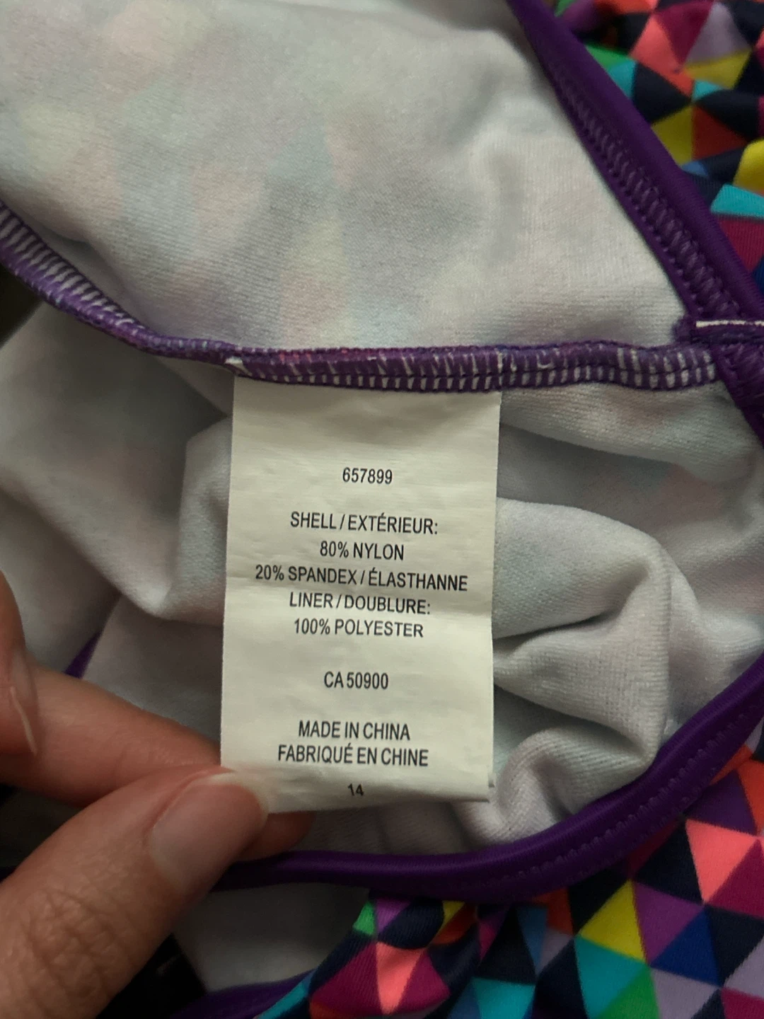 Speedo Girls One-Piece Swimsuit Size 14 - photo 5