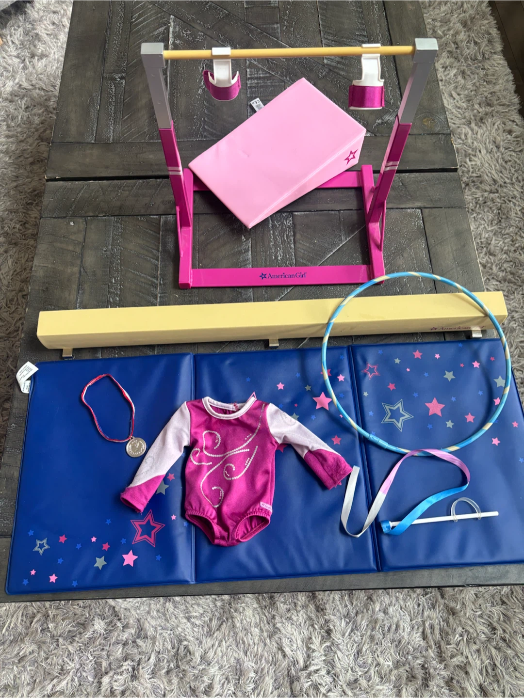 American Girl doll gymnastics accessories