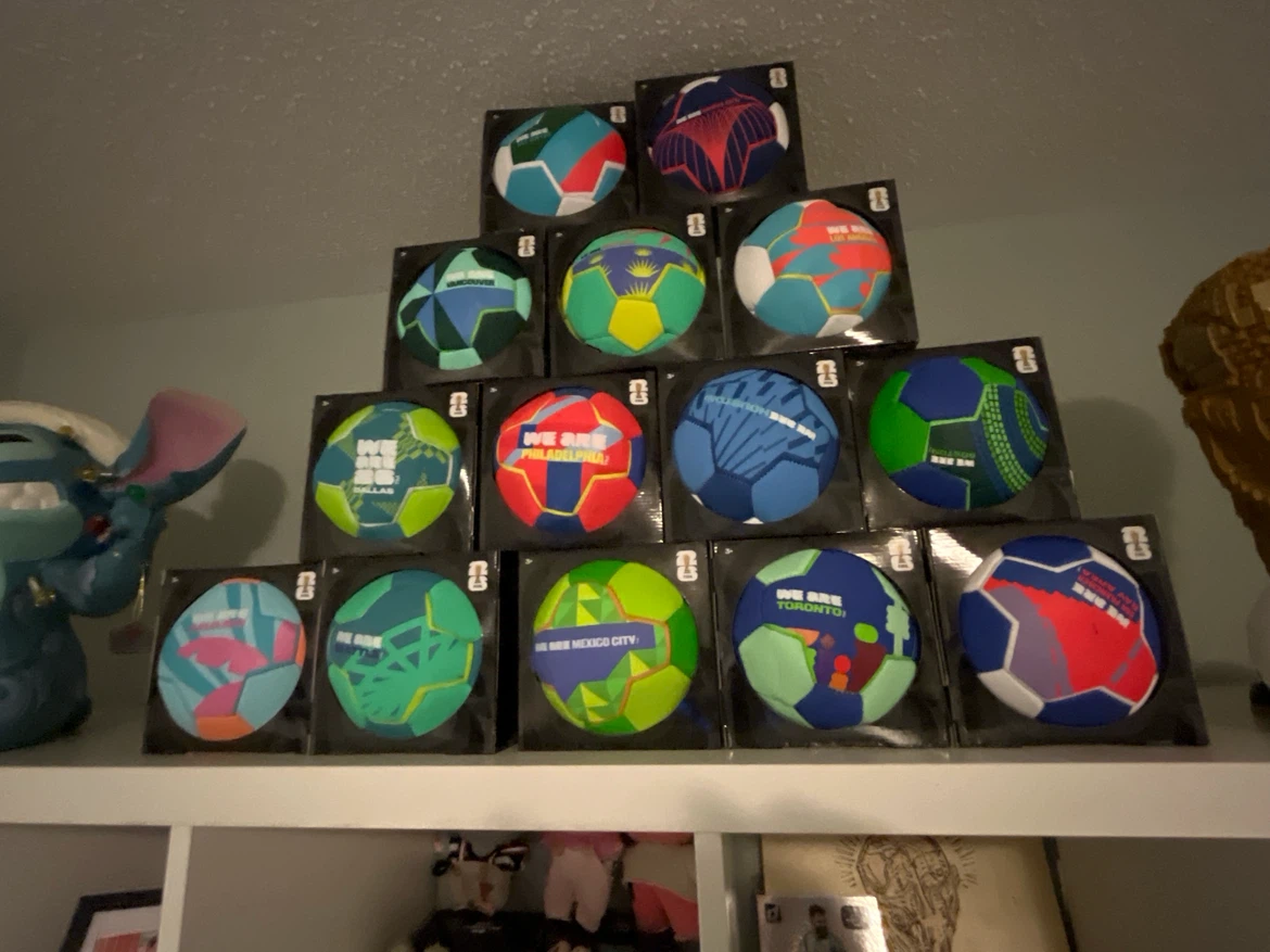 Set of 15 City Themed Soccer Balls