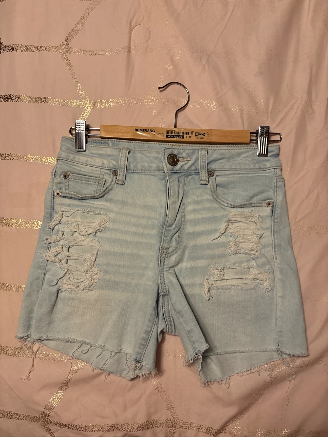 American Eagle Ne(x)t Level Stretch Denim Shorts Size 4