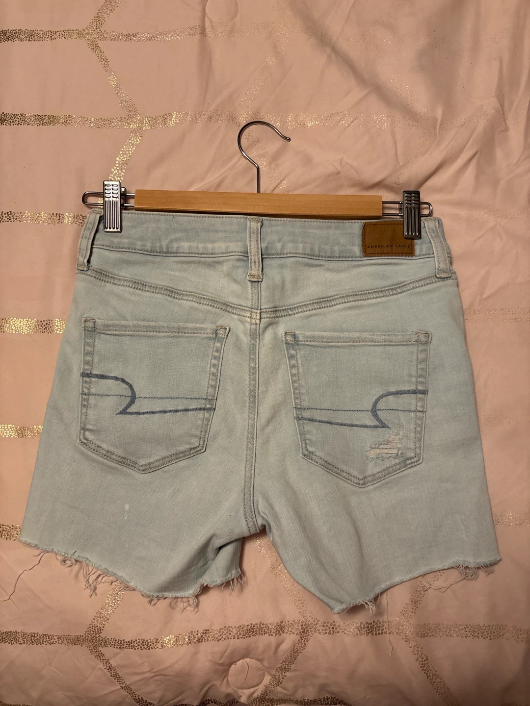 American Eagle Ne(x)t Level Stretch Denim Shorts Size 4 - photo 2