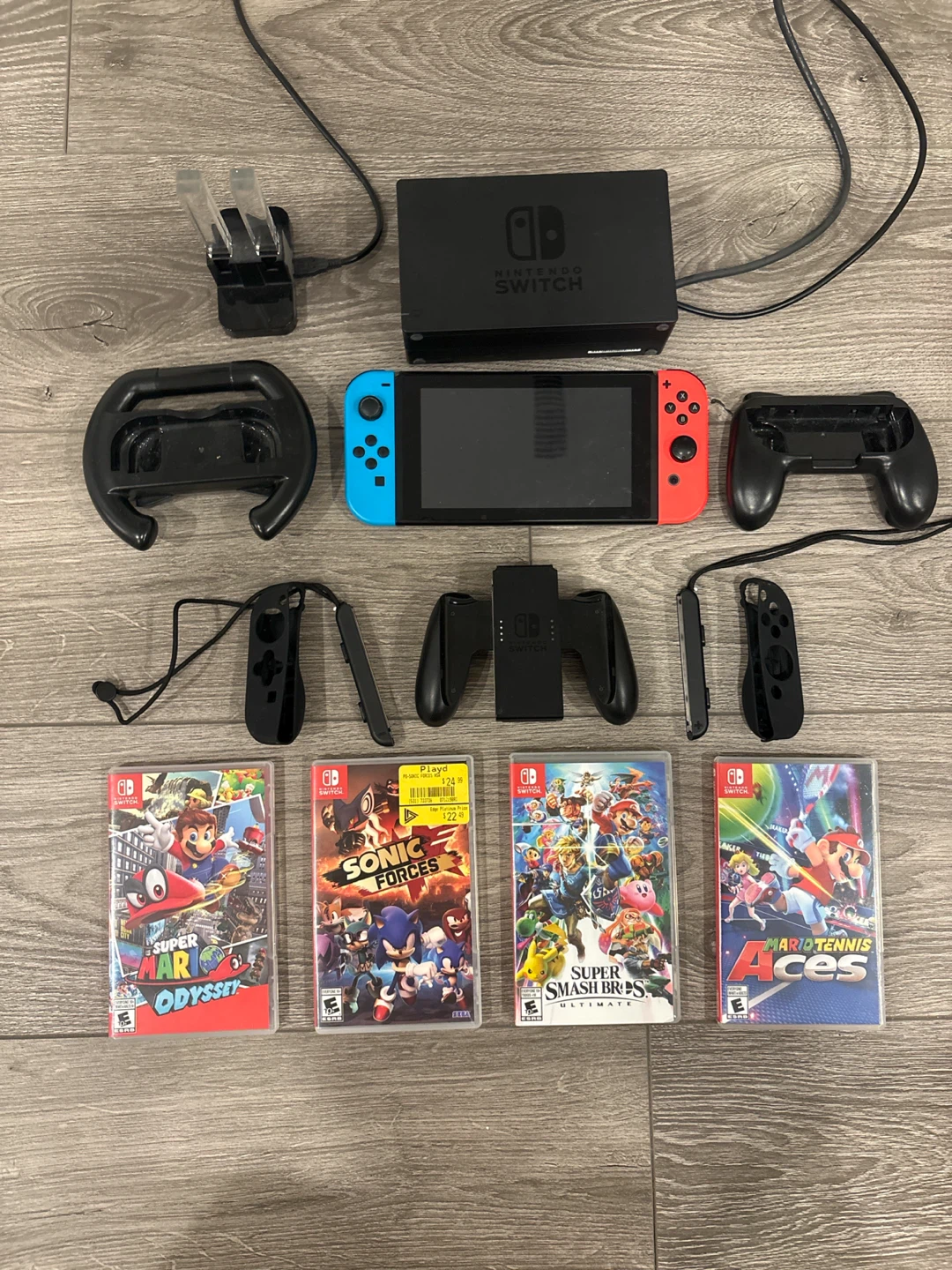 Nintendo Switch. Comes with all games