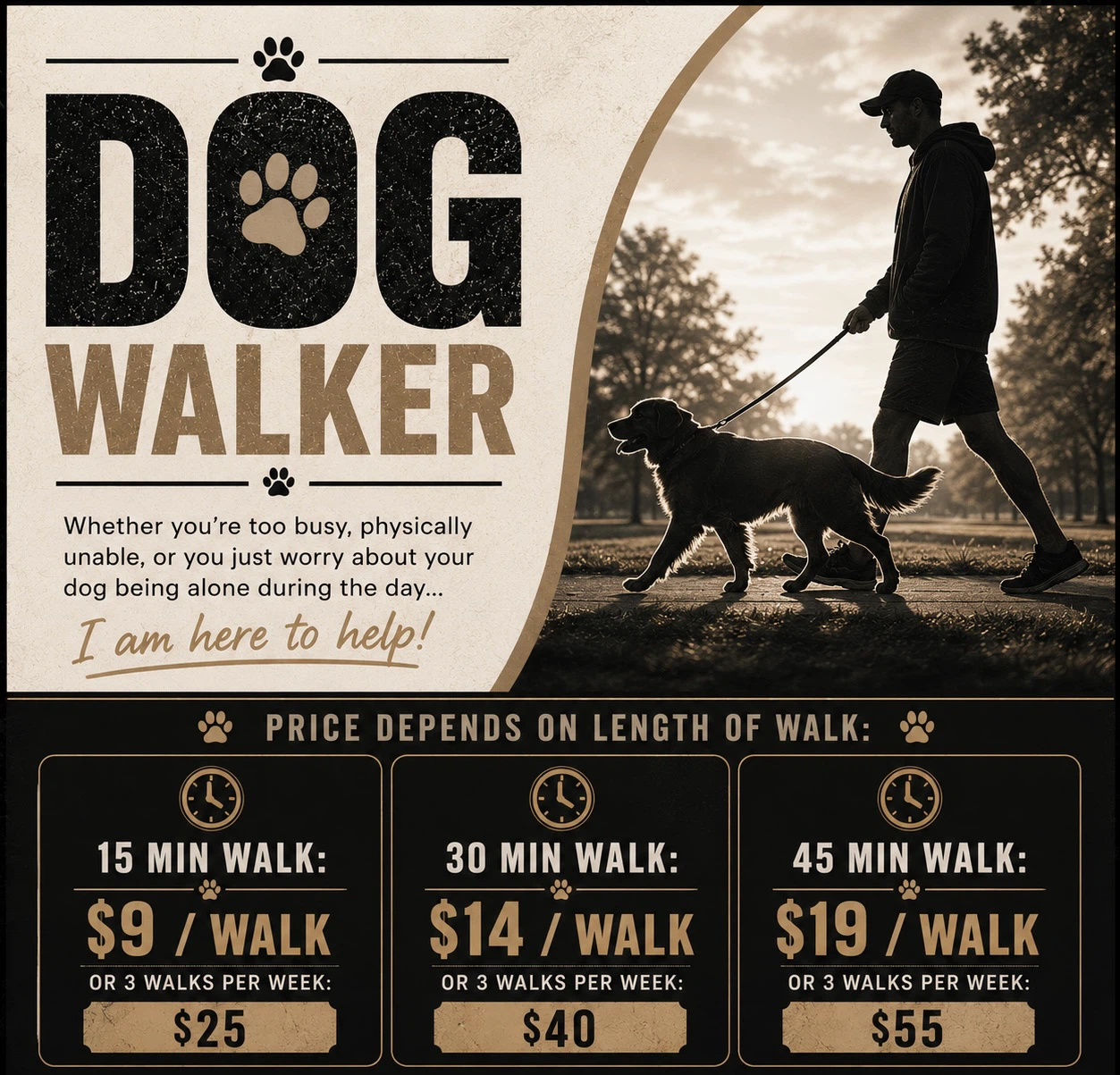 DOG WALKER IN NOTL