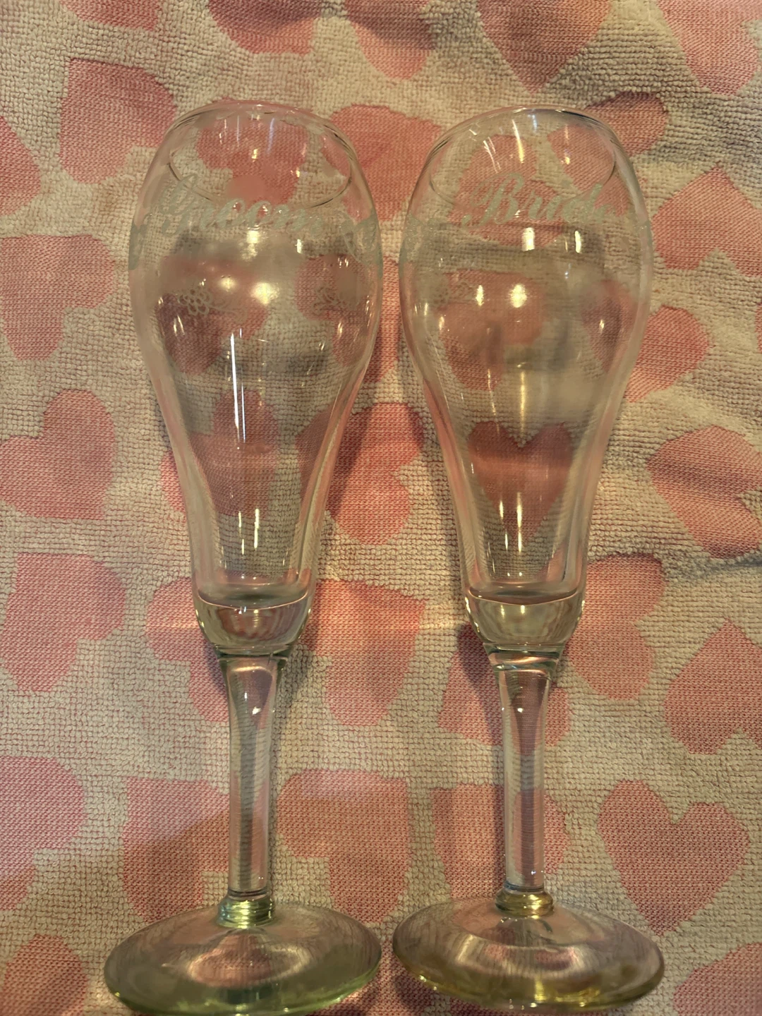 Bride and Groom Champagne Flutes