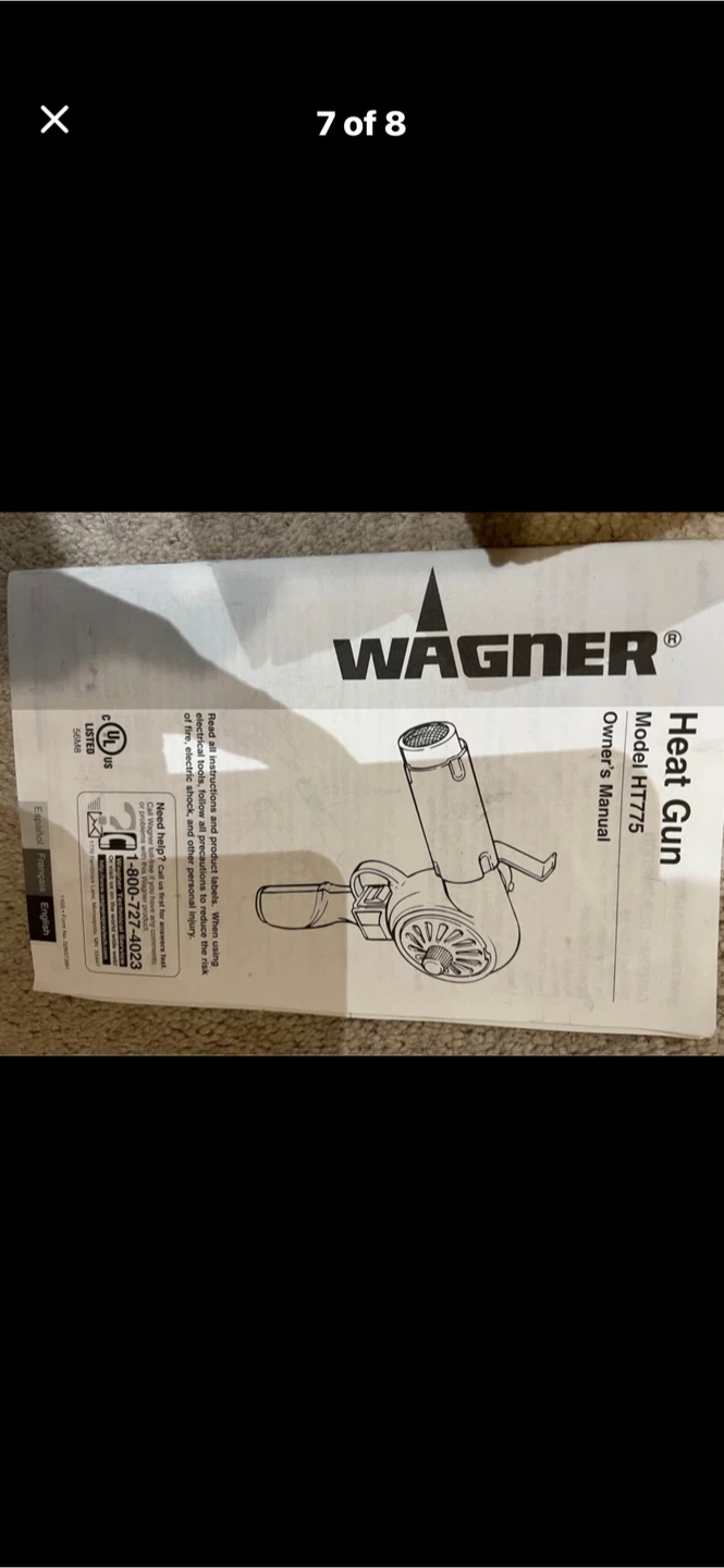 Wagner HT775 Industrial Heat Gun - photo 2