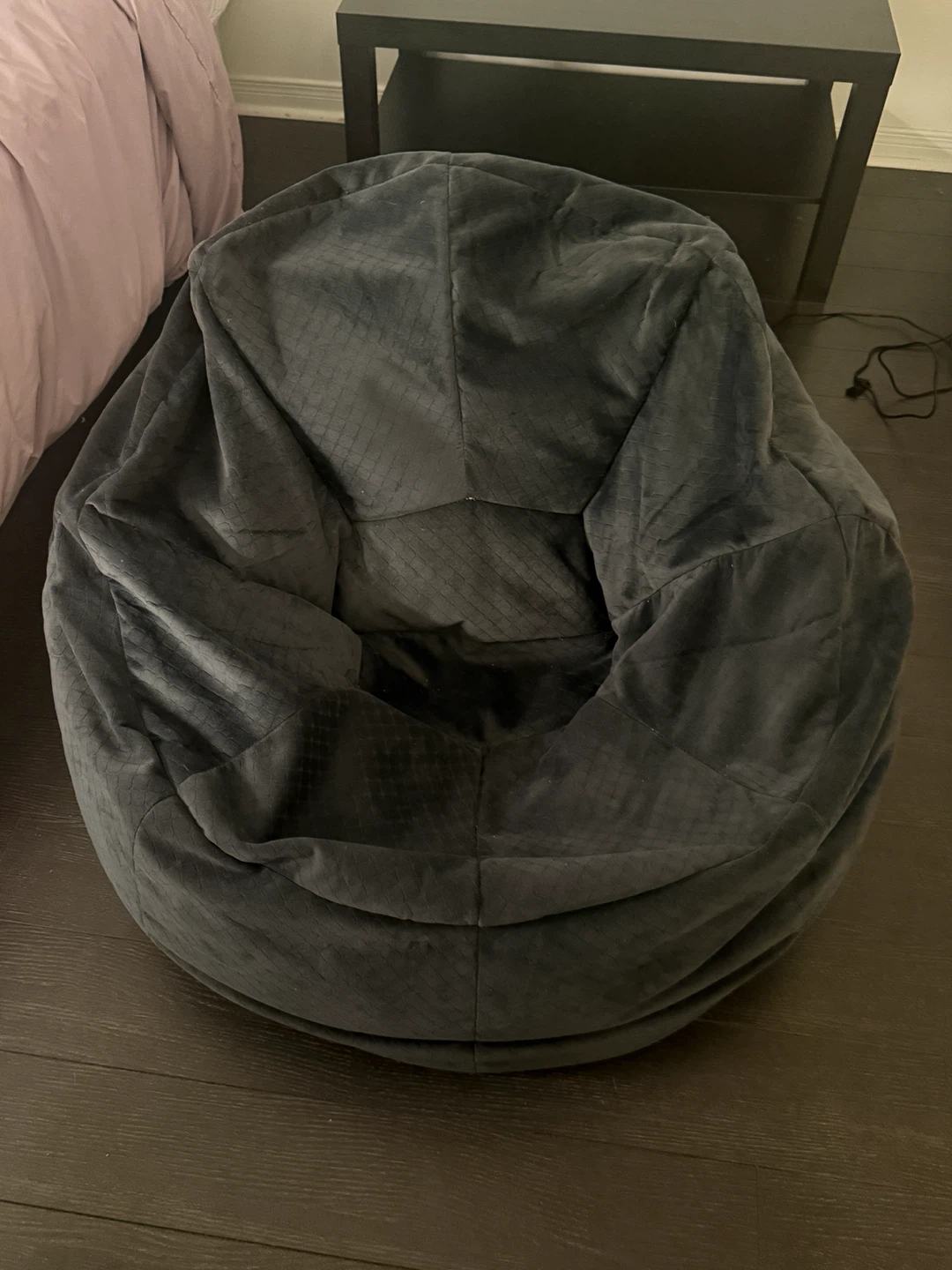Gray Bean Bag Chair - photo 3
