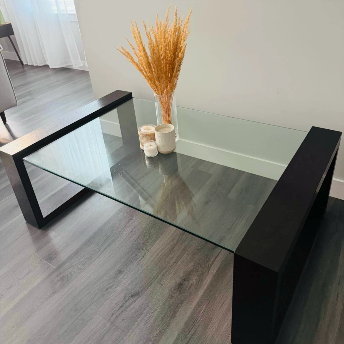 Modern Glass Coffee Table - photo 2