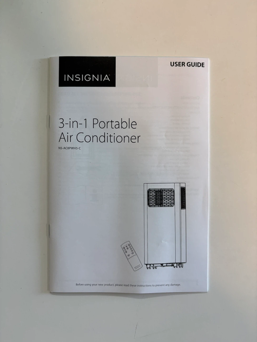INSIGNIA 3-in-1 portable 8000 BTU AC - photo 5