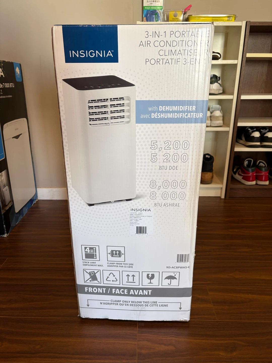 INSIGNIA 3-in-1 portable 8000 BTU AC