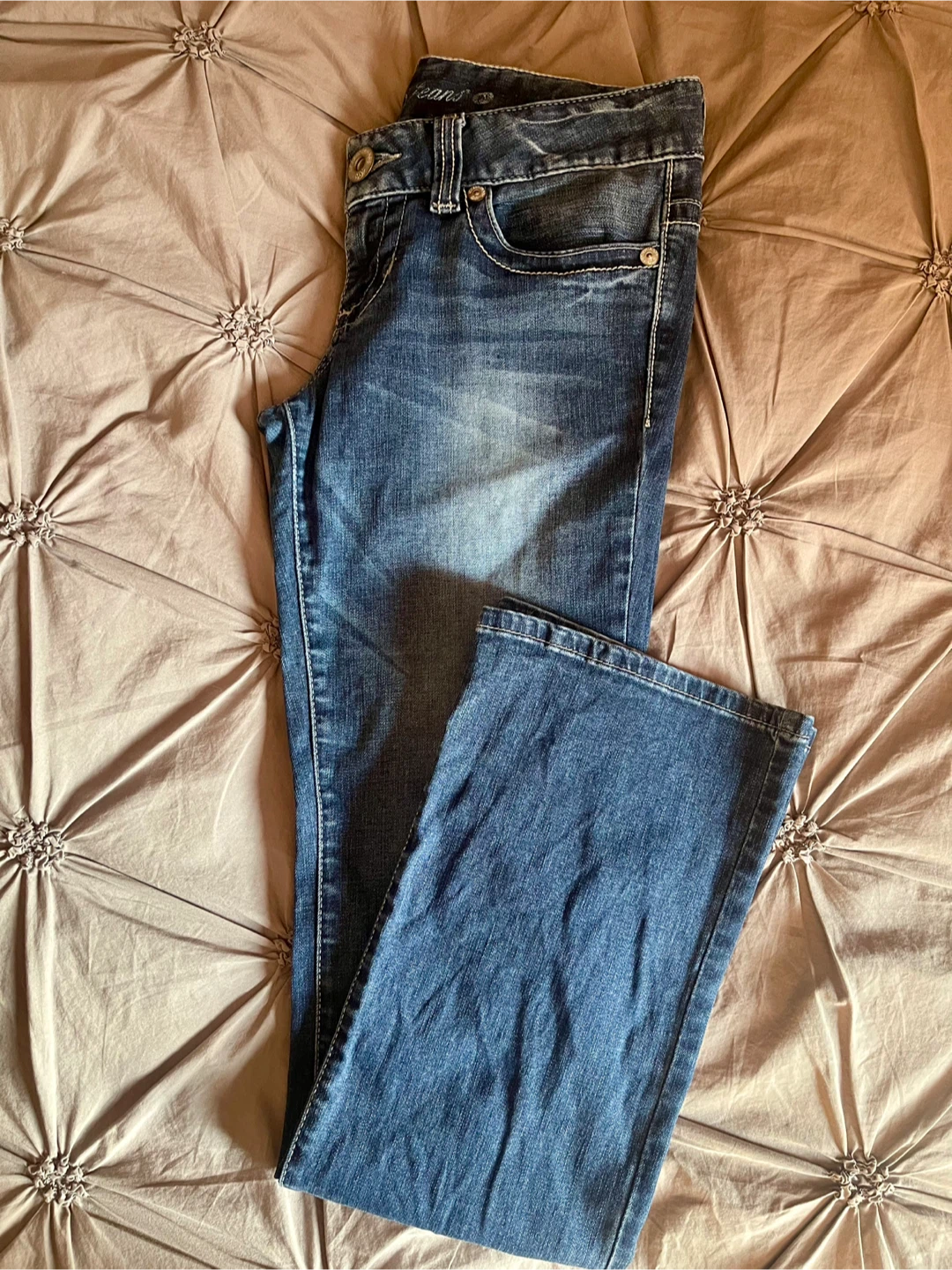 Guess bootcut dark denim jeans