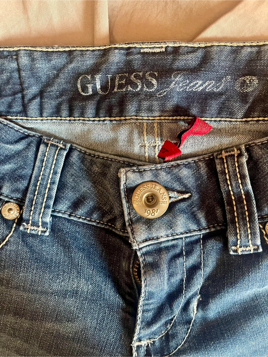 Guess bootcut dark denim jeans - photo 5