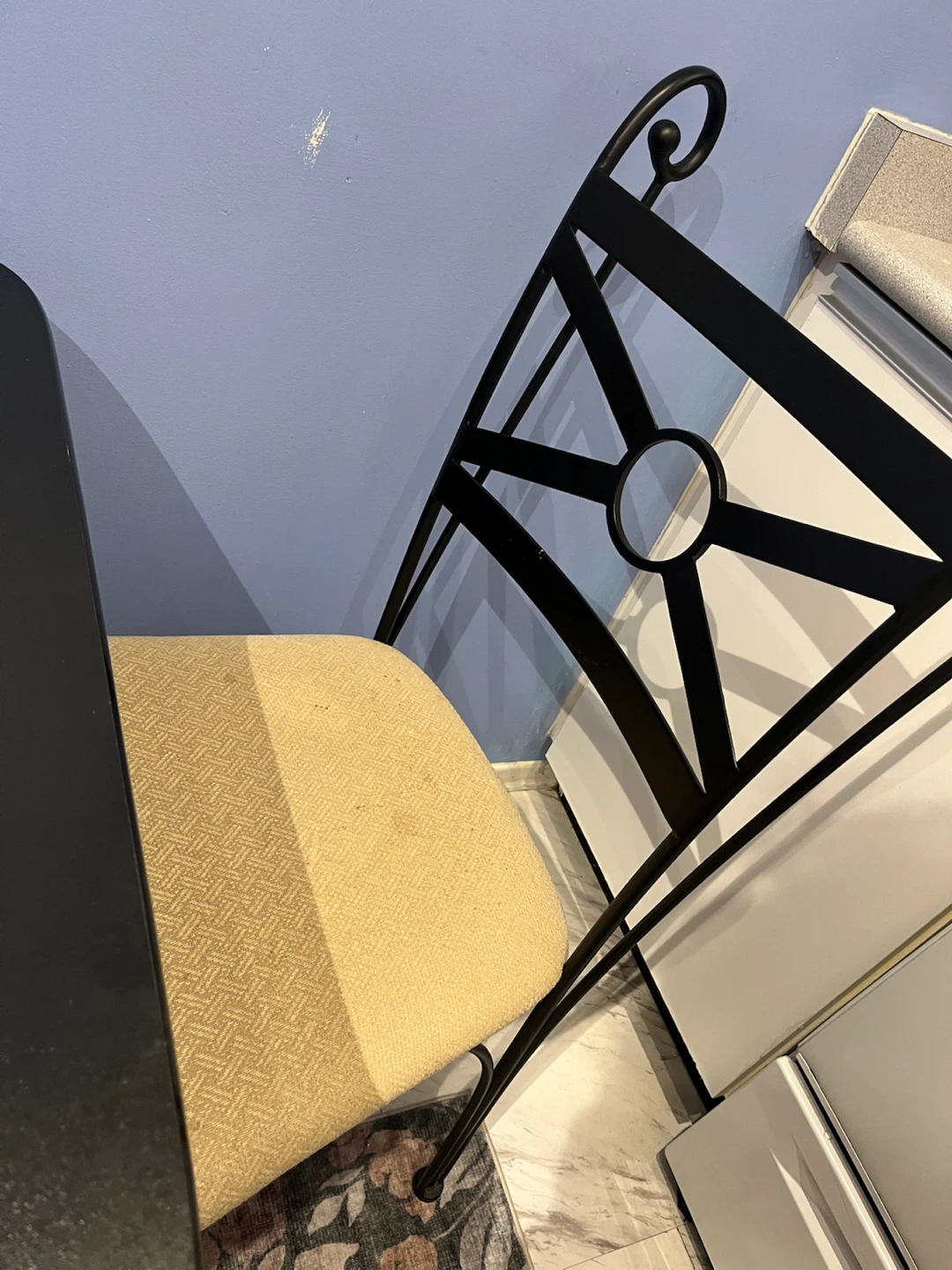 NEED GONE ASAP: Black Dining Table + 2 Chairs - photo 2