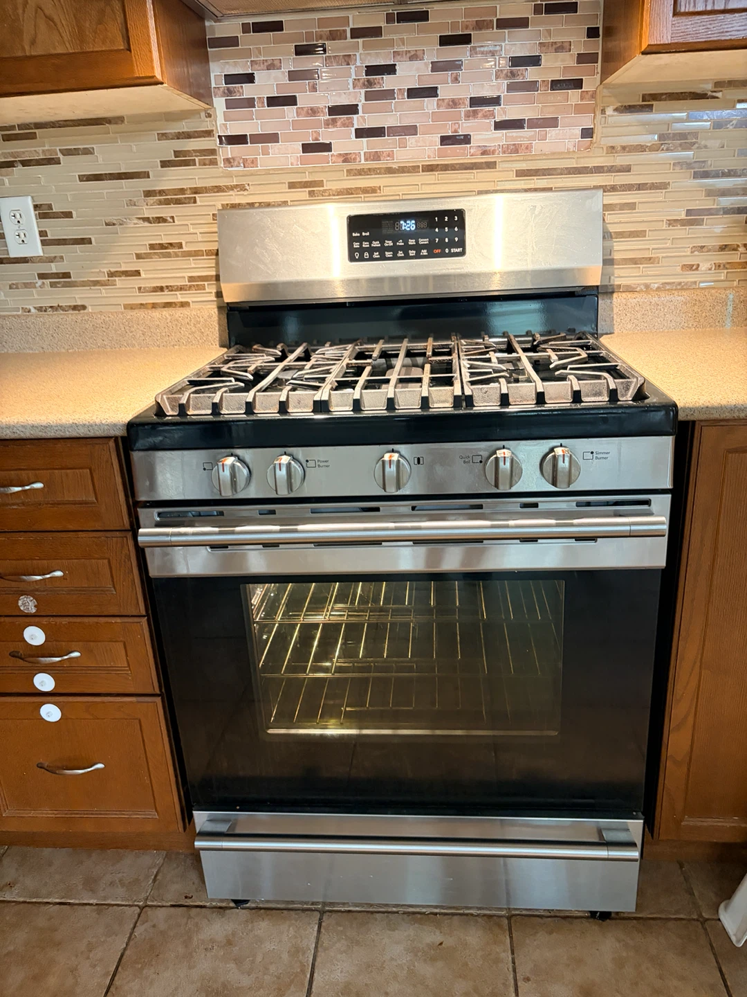Stainless Steel Gas Range