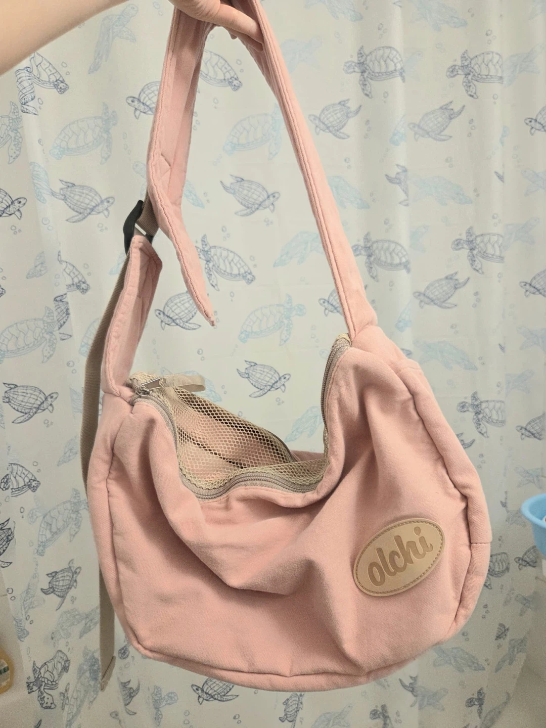 Olchi Pink Pet Sling Carrier Bag