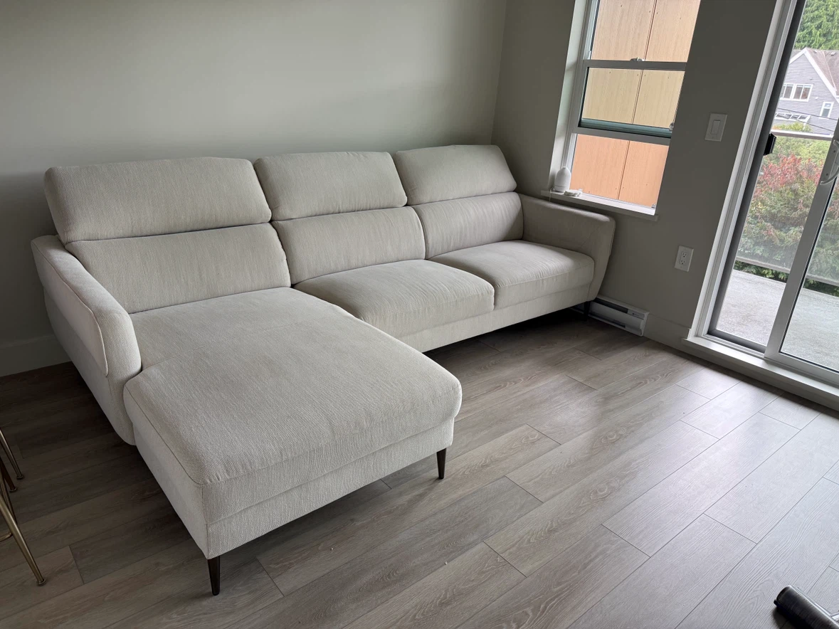 Light Beige Sectional Sofa